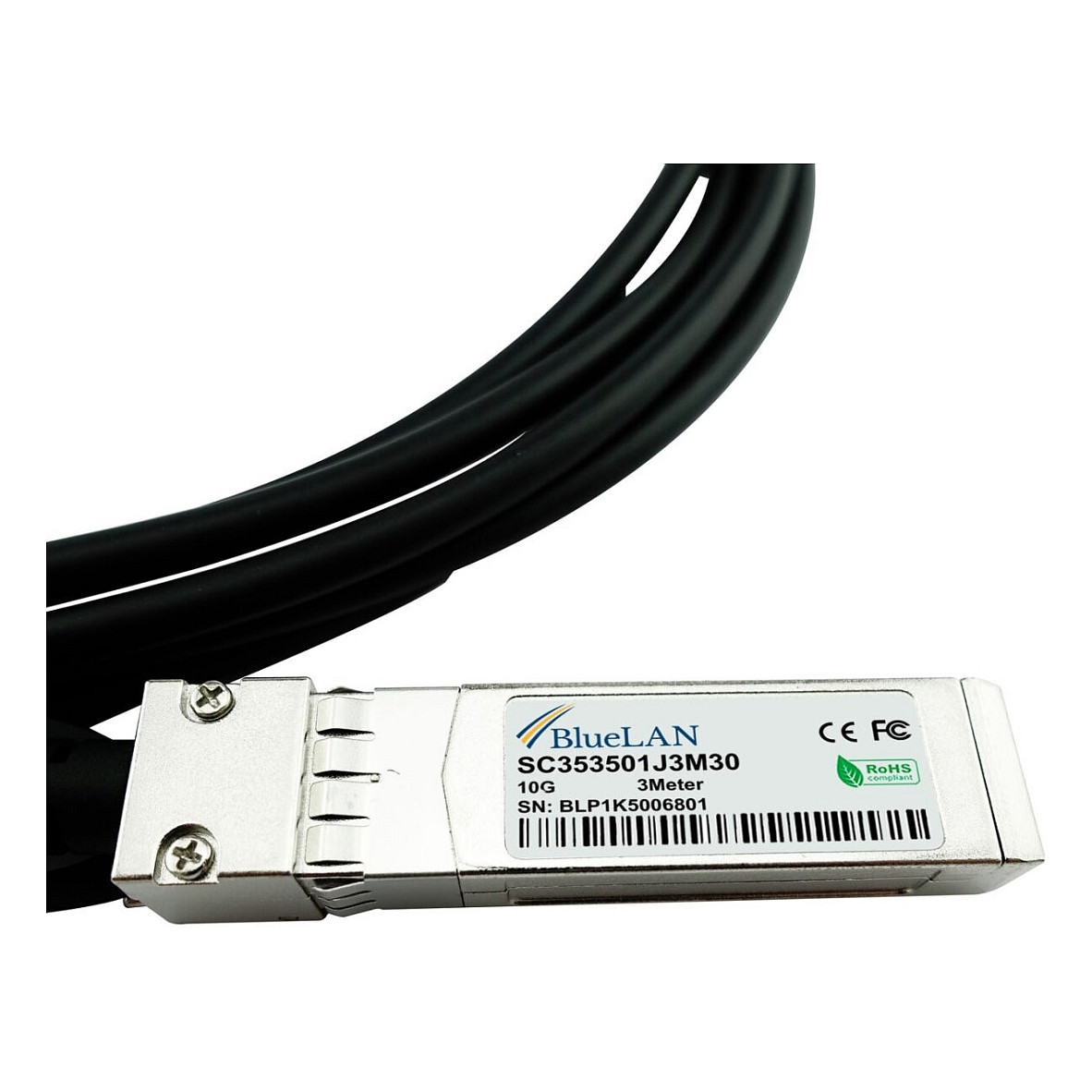 BLUEOPTICS SFP+ pasivni DAC kabel 10GBASE-CR, 3 metra-3