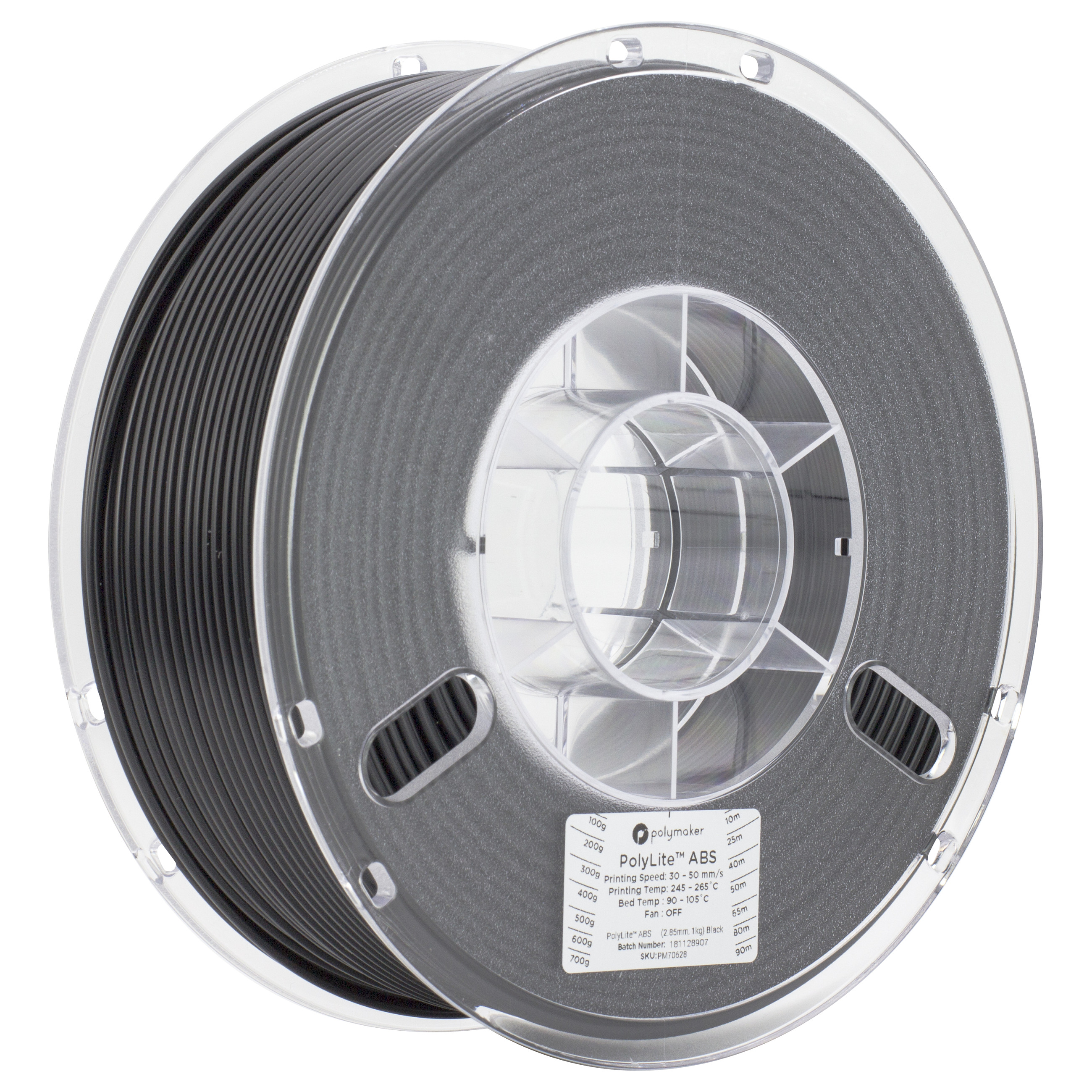 Filament za 3D printer POLYMAKER PolyLite ABS 1.75mm (3kg), crna boja-4