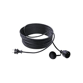 BACHMANN Extension 3G1,5mm sw 1m H07RR-F Gummi Schutzkontakt-0