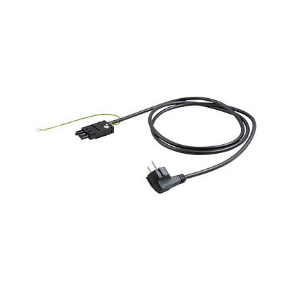 BACHMANN Gertezuleitung CEE7/7 Erdanschluss GST18 schwarz 3m-0