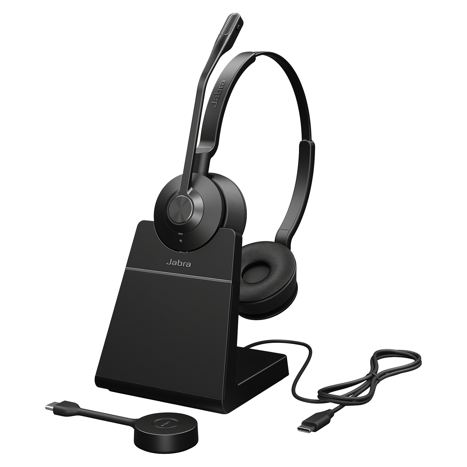 Jabra Engage 55 DECT Headset Stereo USB-C, UC, mit Ladestation-0
