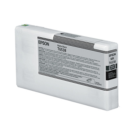 Epson Tintenpatrone matte schwarz T 653 200 ml T 6538N-0