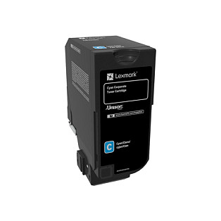 LEXMARK Toner Corp. cyan CS72x/CX725 ca. 3.000 S.