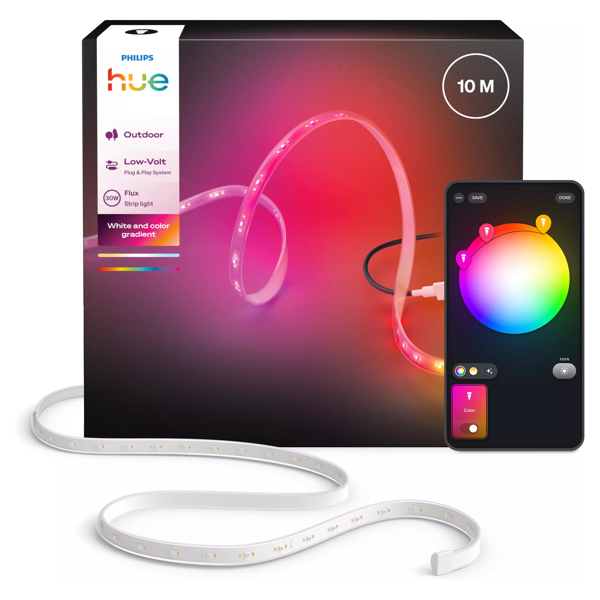 Philips Hue Flux Gradient Outdoor Lightstrip 10m EU-2