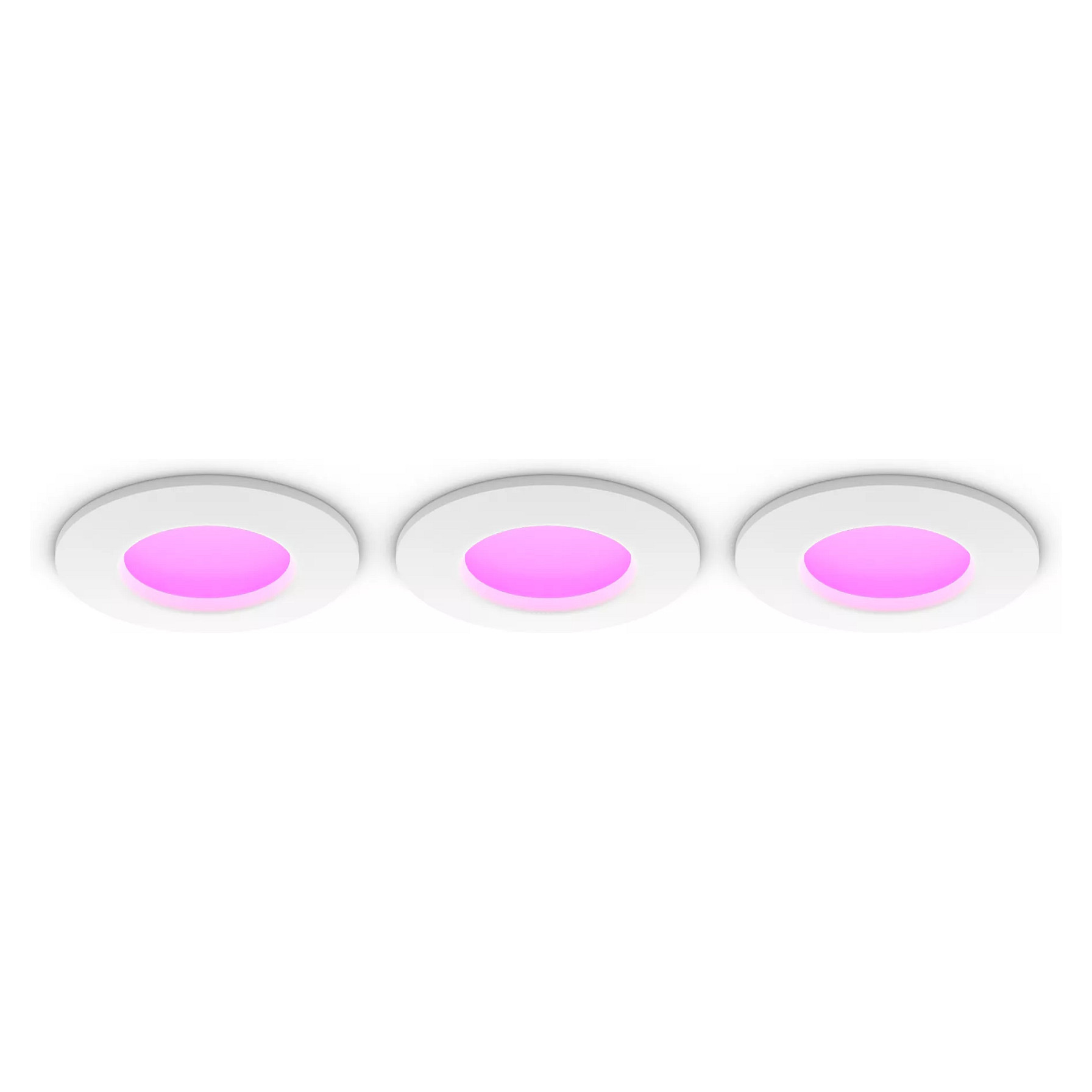 Philips Hue White&Col. Amb. Slim Recessed Light S x3 -White