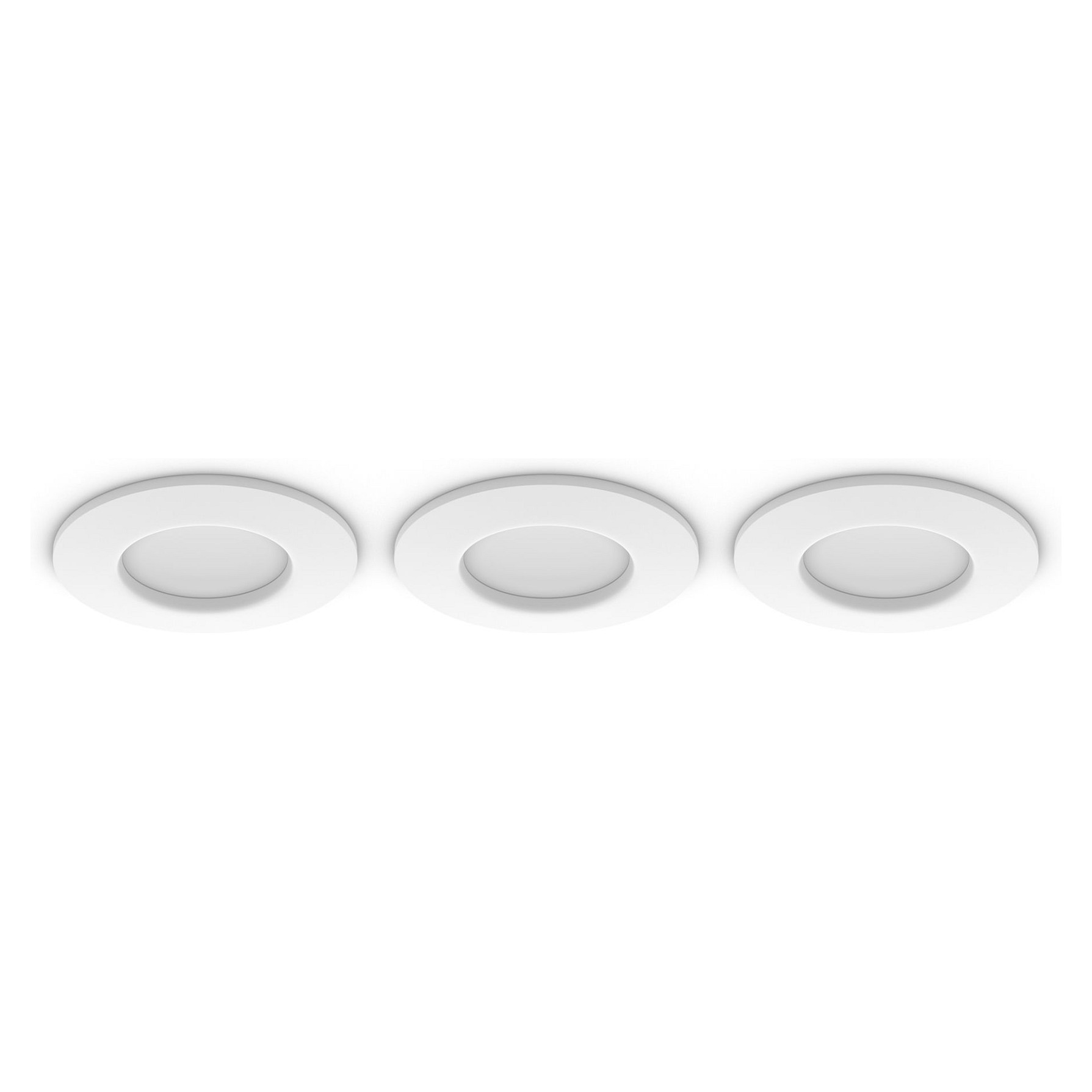 Philips Hue White&Col. Amb. Slim Recessed Light S x3 -White-1