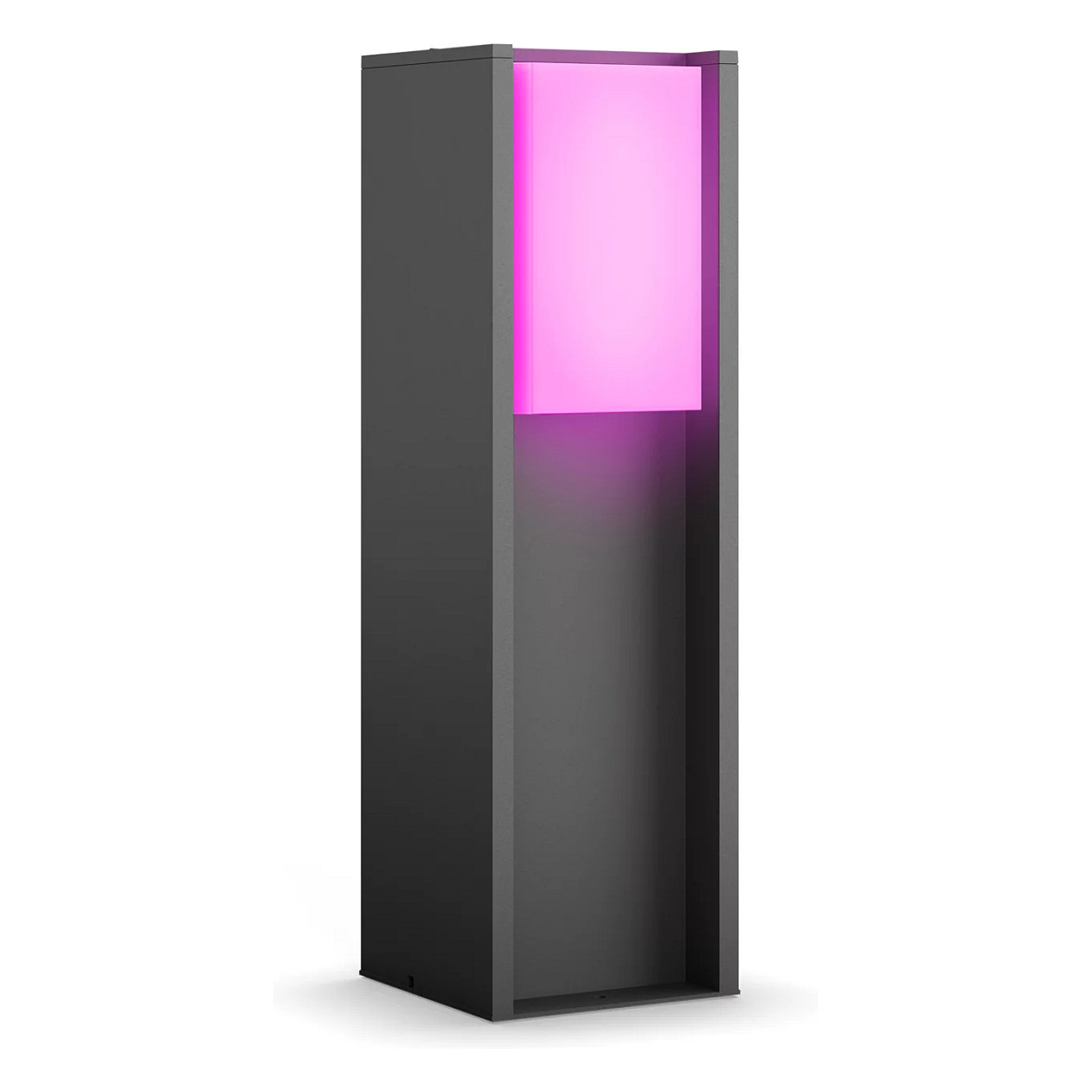 Vanjska stupna svjetiljka PHILIPS HUE Turaco White and Color Ambiance, antracit boja-0