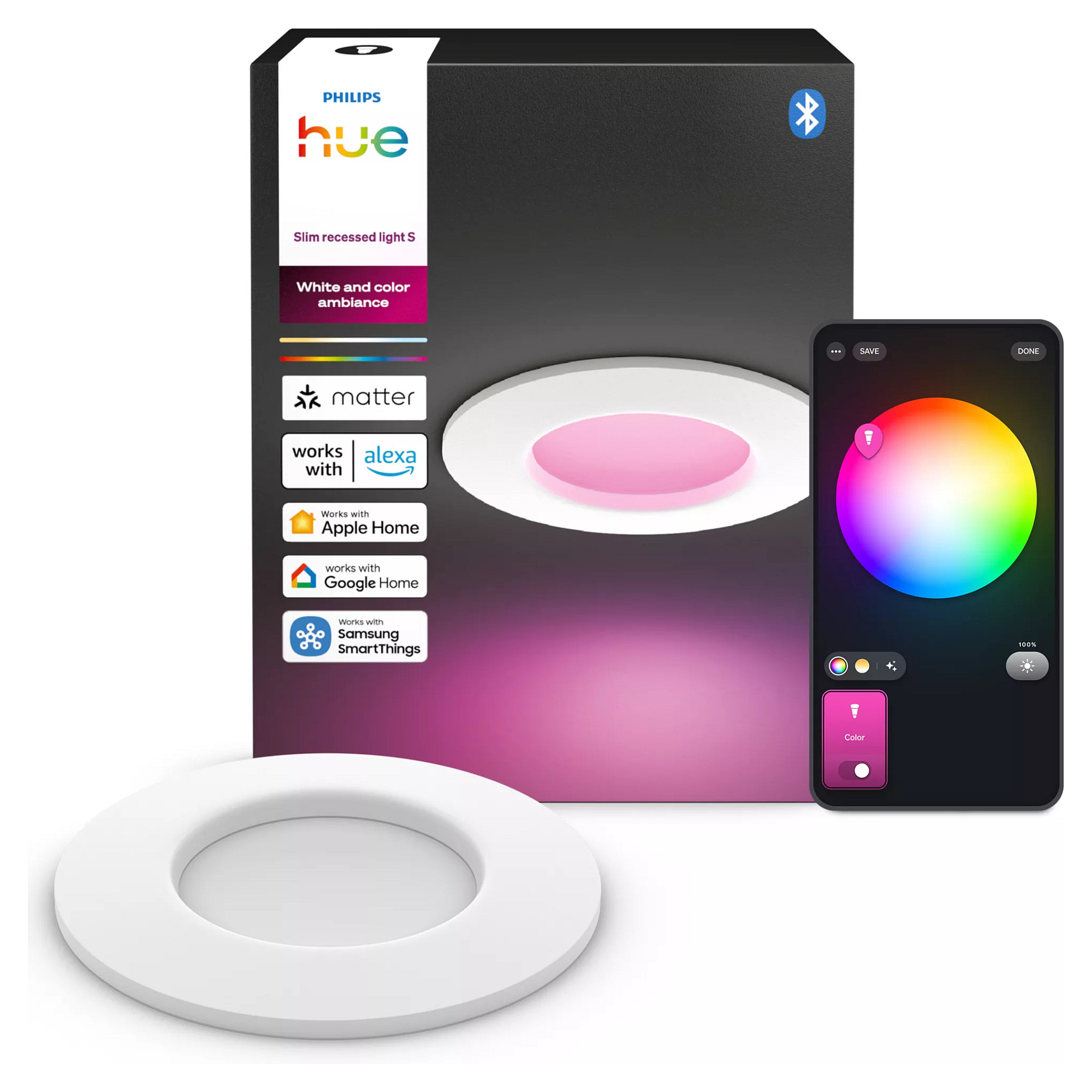 Philips Hue White&Col. Amb. Slim Recessed Light S EMEA-White-3