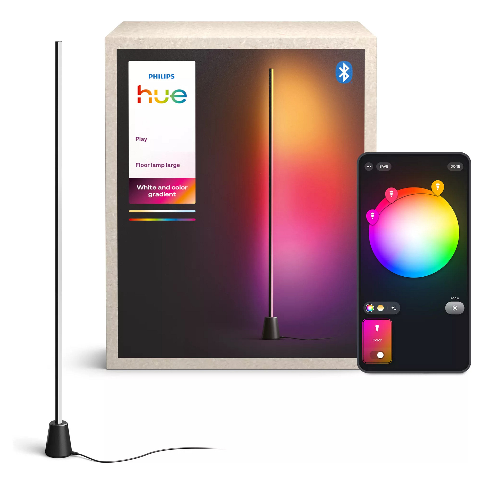Philips Hue Gradient Play Floor Large Stehleuchte schw.-2
