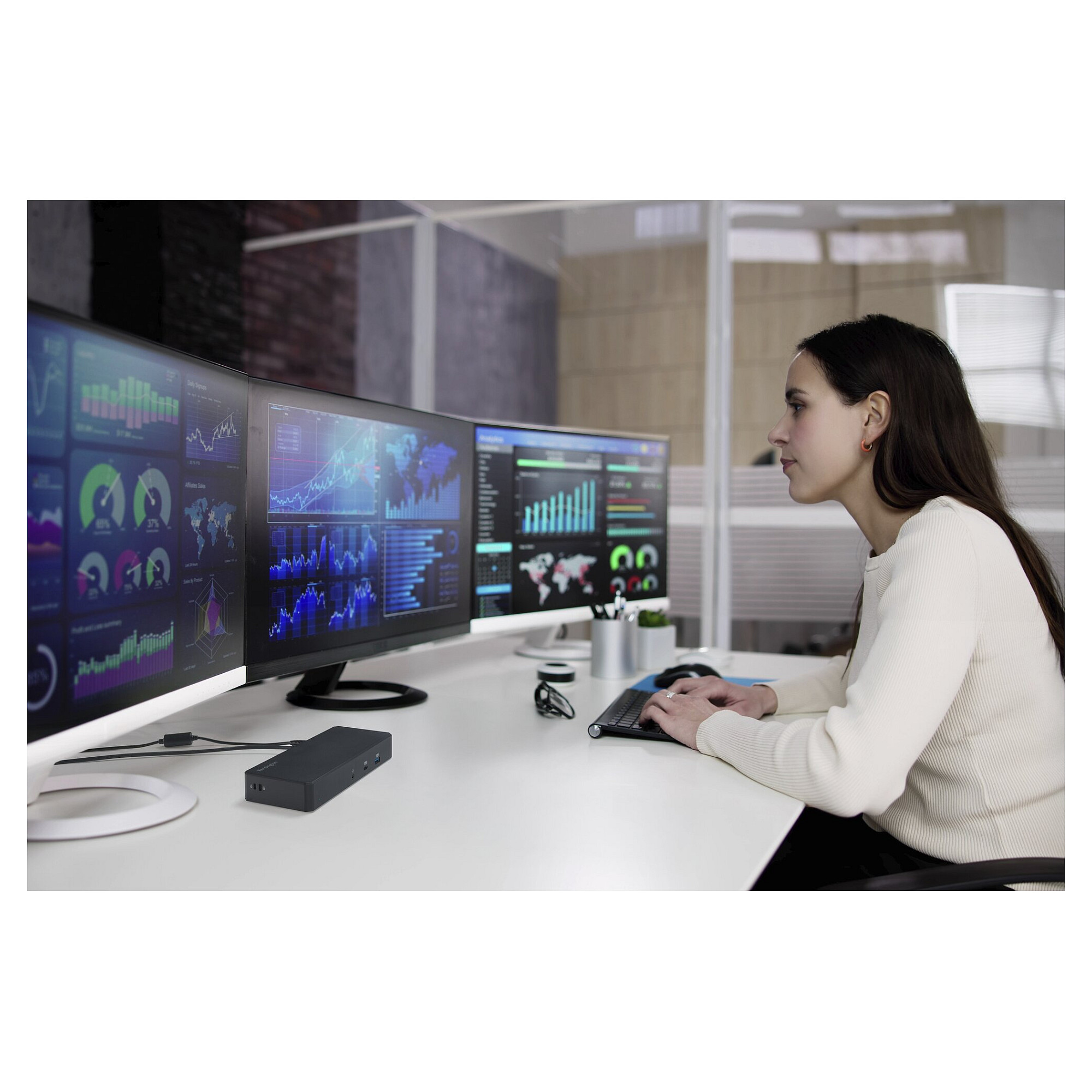 Kensington Dockingstation SD4843P EQ USB-C TripleVideo 100W-3
