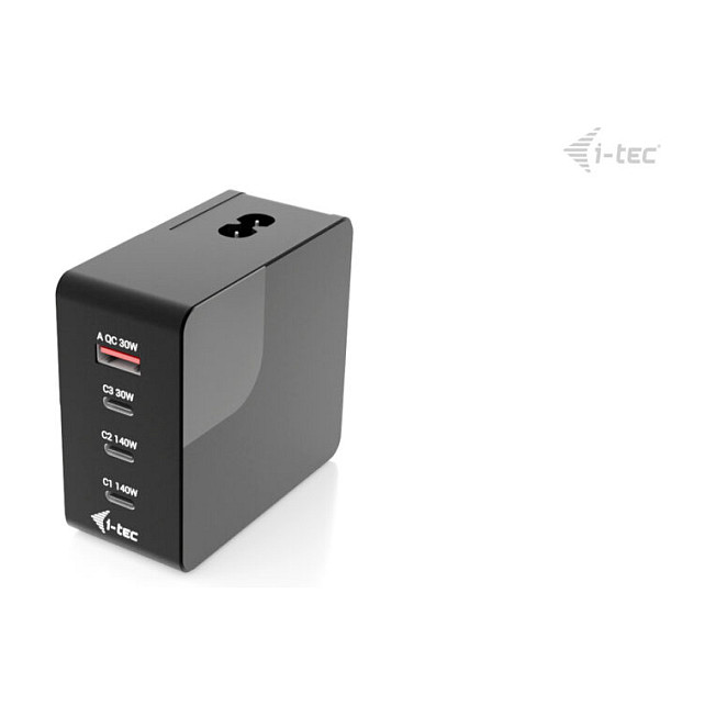 D I-TEC 140W Intelligent Multiport USB Charger 3x USB-C 1x USB-A LCD display-2