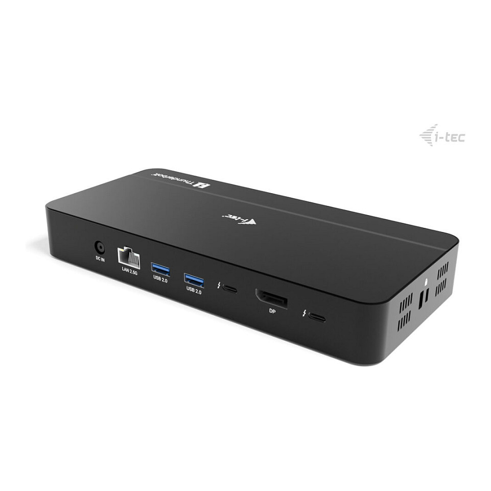 D I-TEC TB5 Triple DisplayDS 2xTB5 1xDP 1x2,5GLAN 1xM.2 slot 1xAudio/Mic 2xUSB-C Gen2 2xUSB-A Gen2 2xUSB 2.0 SD+TF Kartenleser PD 140W-2