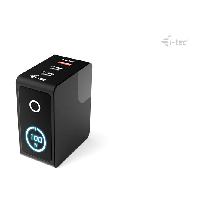 D I-TEC 100W Intelligent Multiport USB Charger 2x USB-C 1x USB-A LCD display-1