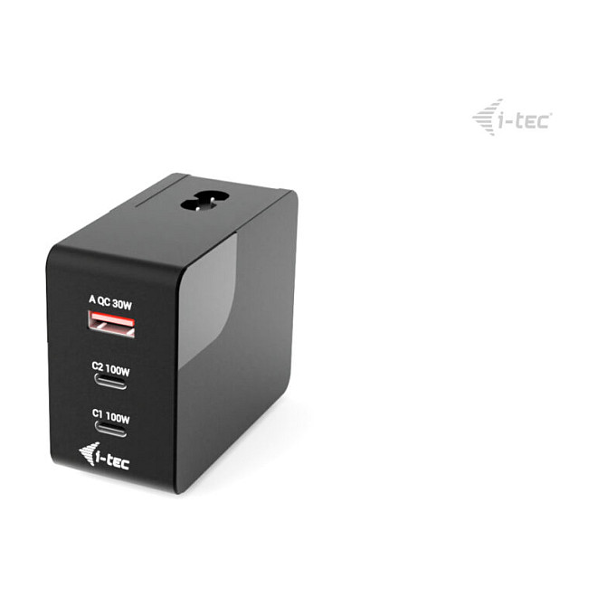 D I-TEC 100W Intelligent Multiport USB Charger 2x USB-C 1x USB-A LCD display-2