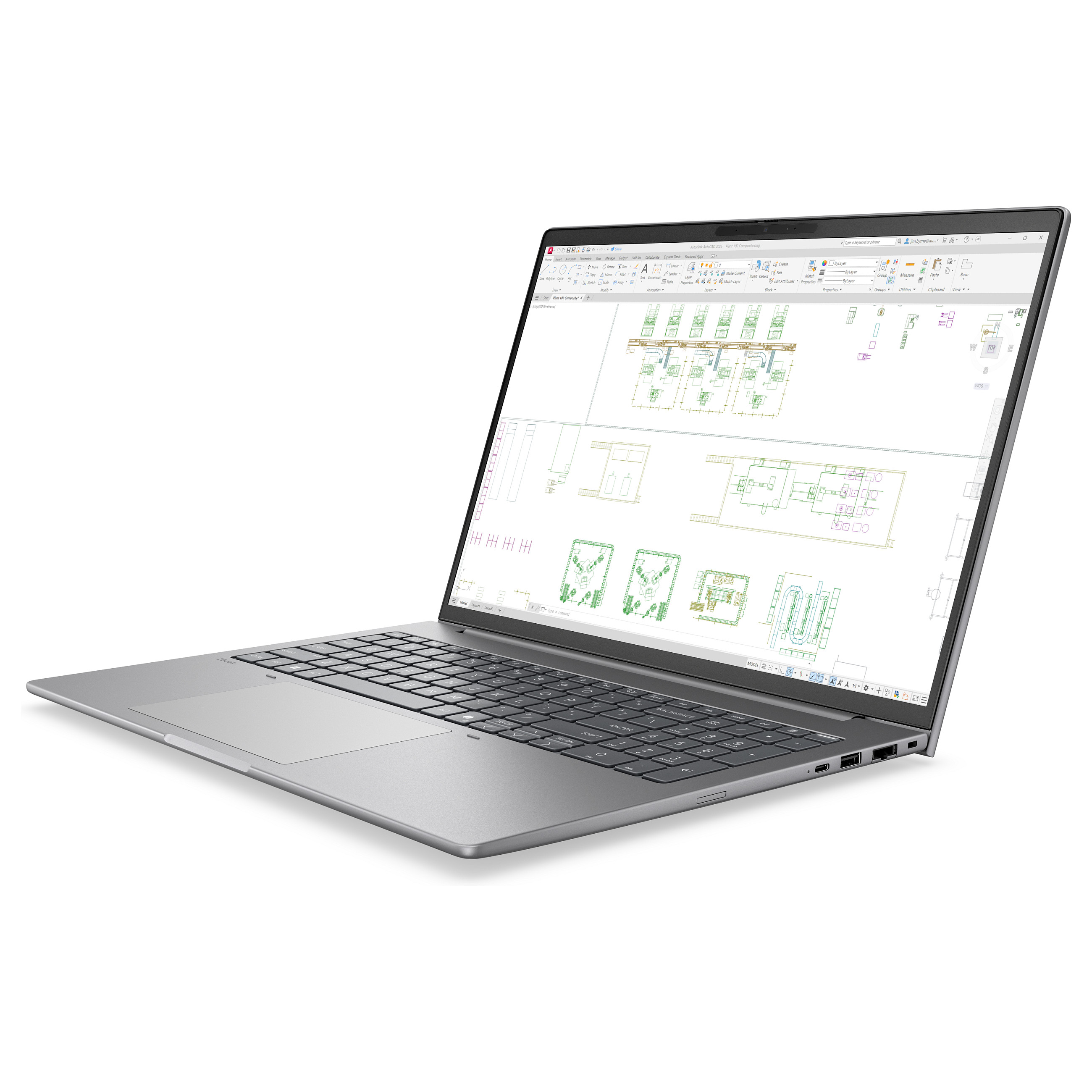 Laptop HP ZBook 8 G2i (16", WUXGA, 1920x1200, Intel Core Ultra 7 356H, 32GB, 1TB SSD, NVIDIA RTX PRO 500, Windows 11 Pro, DE tipkovnica, Siva)-11