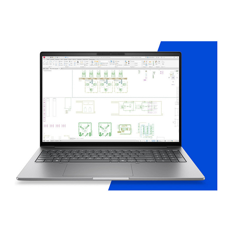 Laptop HP ZBook 8 G2i (16", WUXGA, 1920x1200, Intel Core Ultra 7 356H, 32GB, 1TB SSD, NVIDIA RTX PRO 500, Windows 11 Pro, DE tipkovnica, Siva)-9