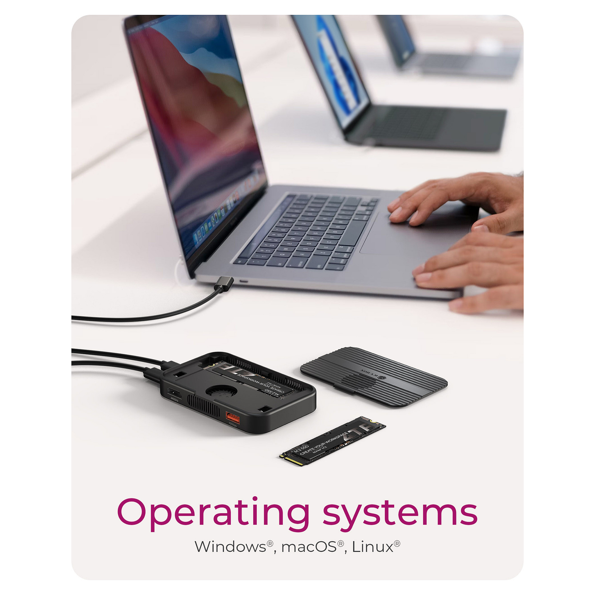 D ICY BOX IB-DK4071M-CU31 Multi Dockingstation-6