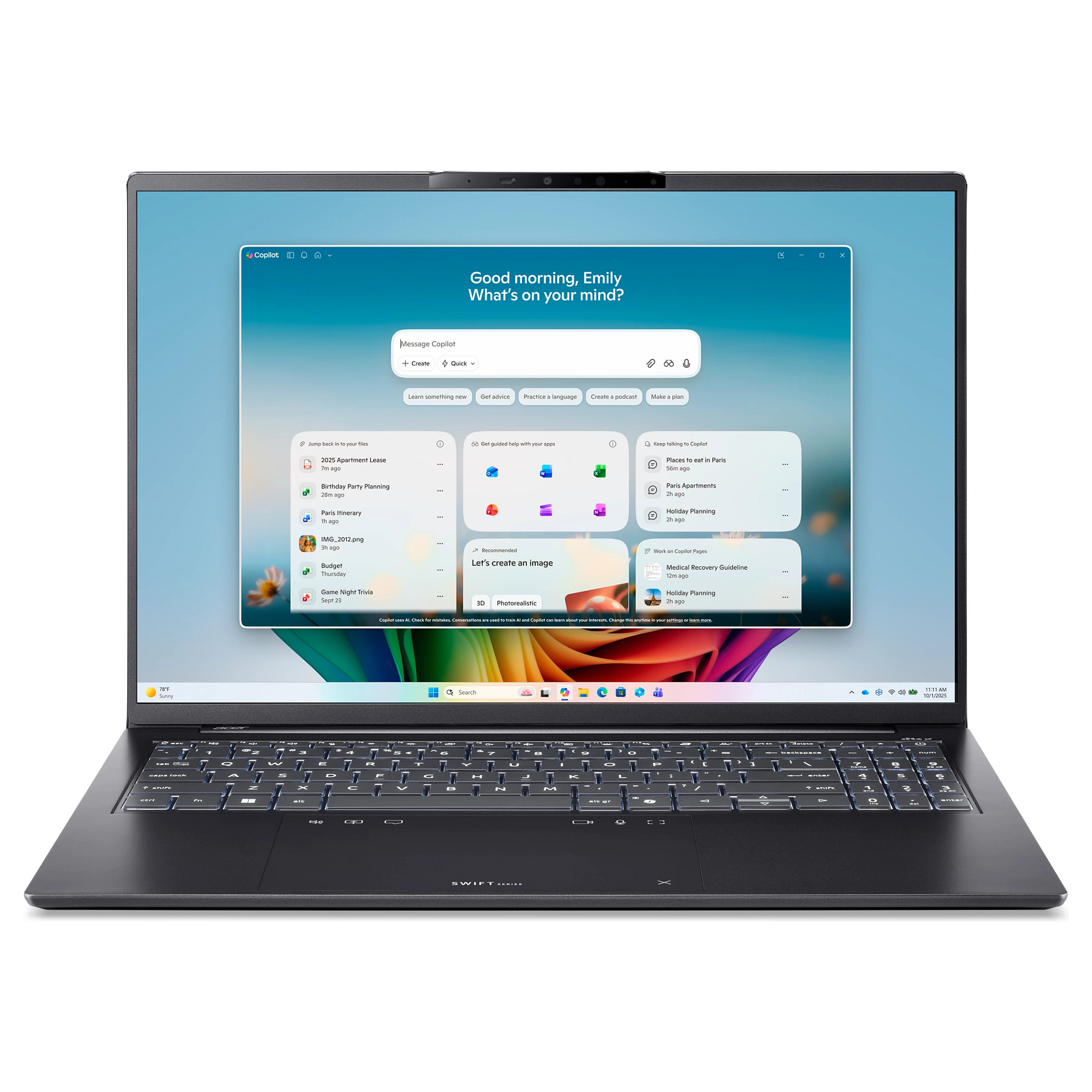 Acer Swift Go 16 AI OLED SFG16-I71-77NZ CU7-355/16GB/512SSD/W11 Home-0