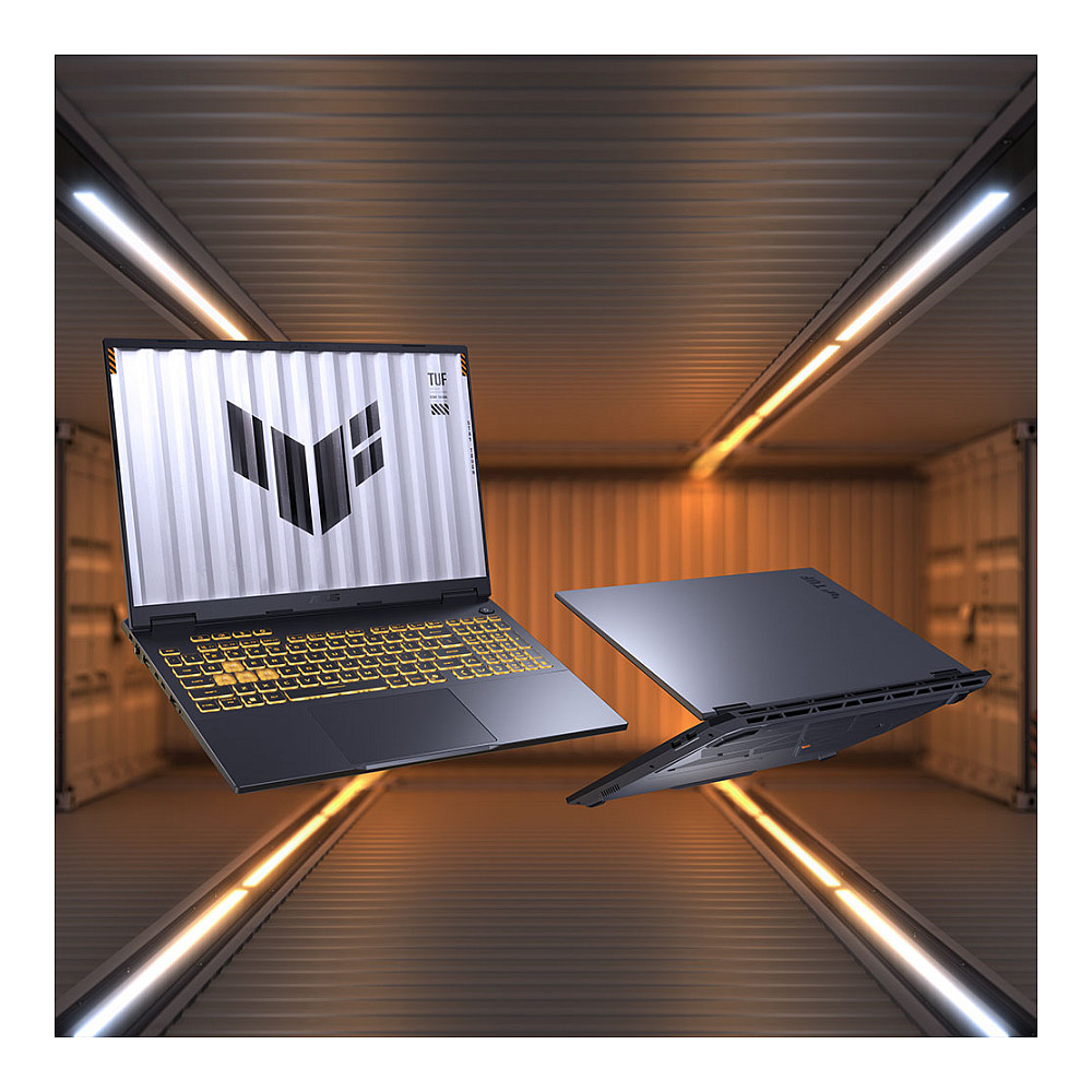 Laptop ASUS TUF Gaming F16 FX608JMI-TU290W (16", IPS, WUXGA, Intel Core i7-14650HX, 16GB, 1TB SSD, NVIDIA GeForce RTX 5060, Windows 11 Home, Non-HR tipkovnica, Jaeger Gray)-14