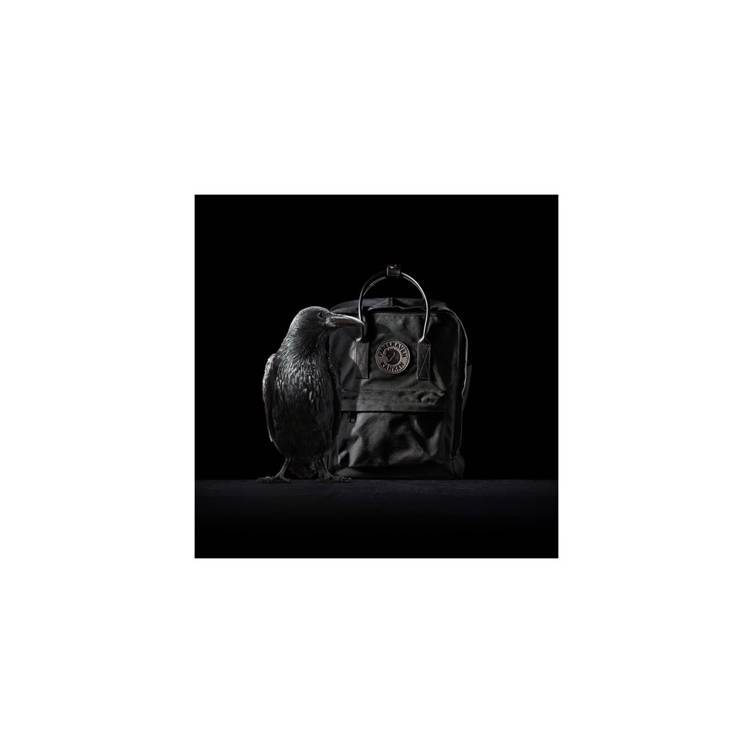 Fjällräven Kanken No.2 backpack Casual backpack Black Cotton, Leather, Recycled polyester-2