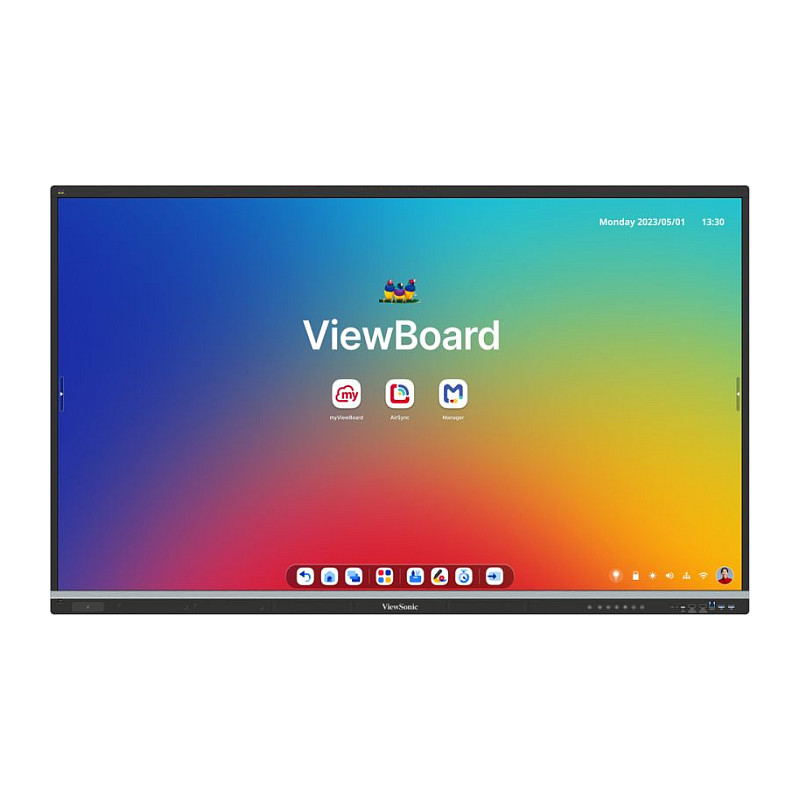 163,8cm/64,5" (3840x2160) ViewSonic IFP6551-3C 16:9 4K TFT LCD 6,5ms HDMI DisplayPort USB-C USB LAN VESA Speaker Touch-1