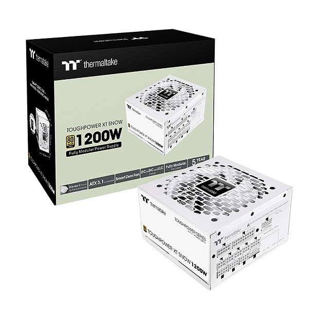 Napajanje za računalo THERMALTAKE Toughpower XT Platinum Snow 1200W (ATX 3.1, 80 PLUS Platinum)-5