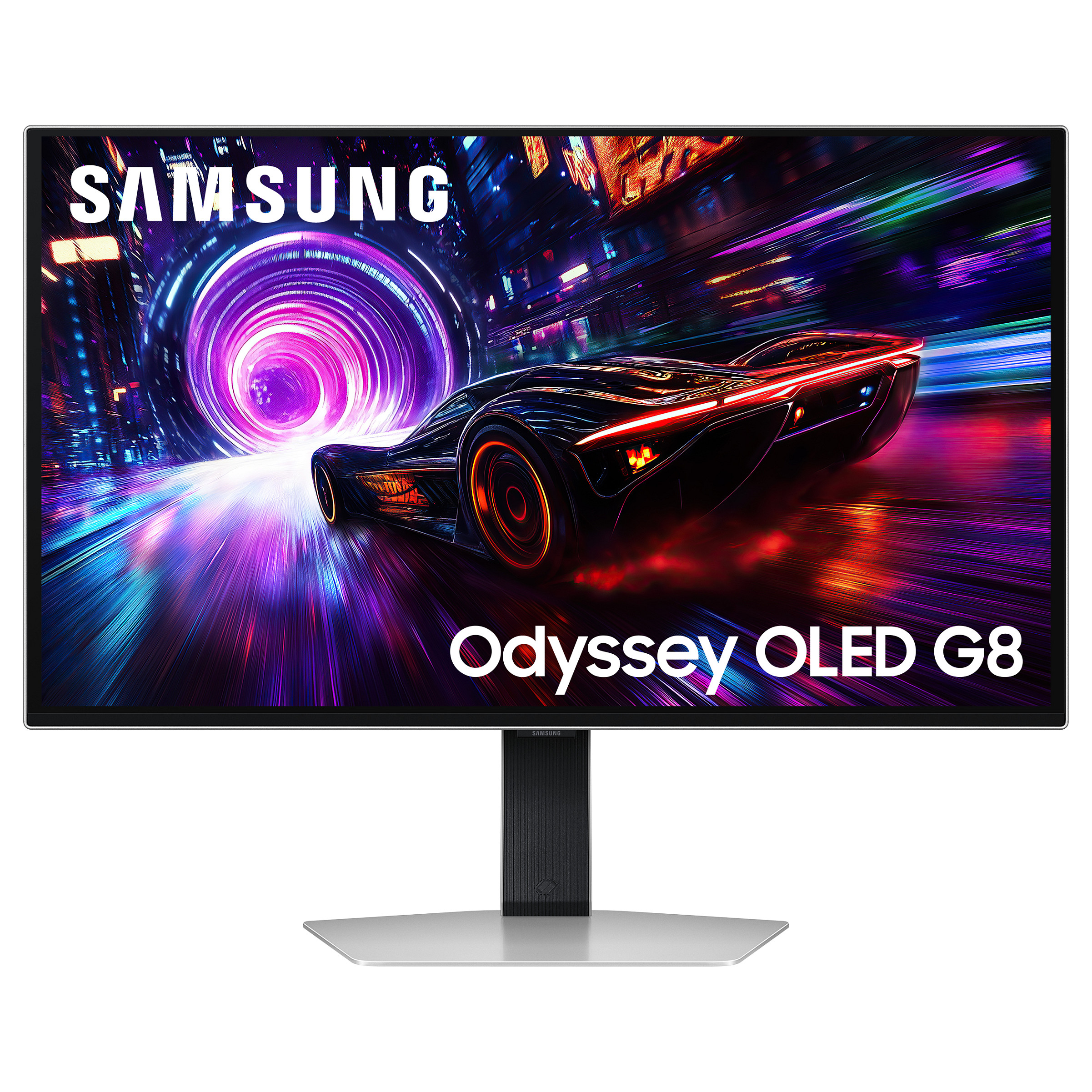 Monitor SAMSUNG Odyssey OLED G8 27" (OLED, 4K UHD, 240Hz, 0.03ms, FreeSync Premium Pro, srebrna boja)-0
