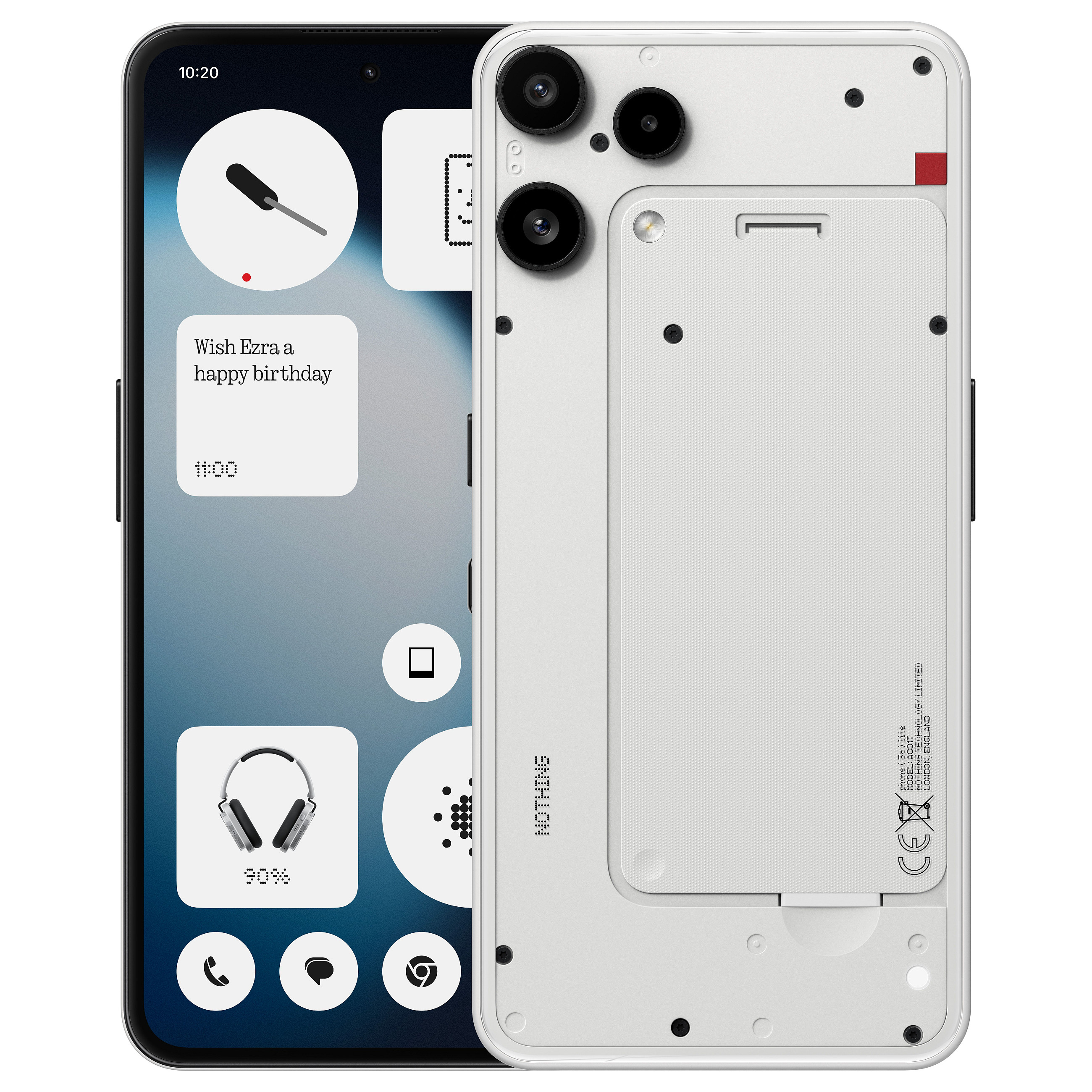 Mobitel NOTHING Phone (3a) Lite 8GB/128GB 5G White (Bijela)-10