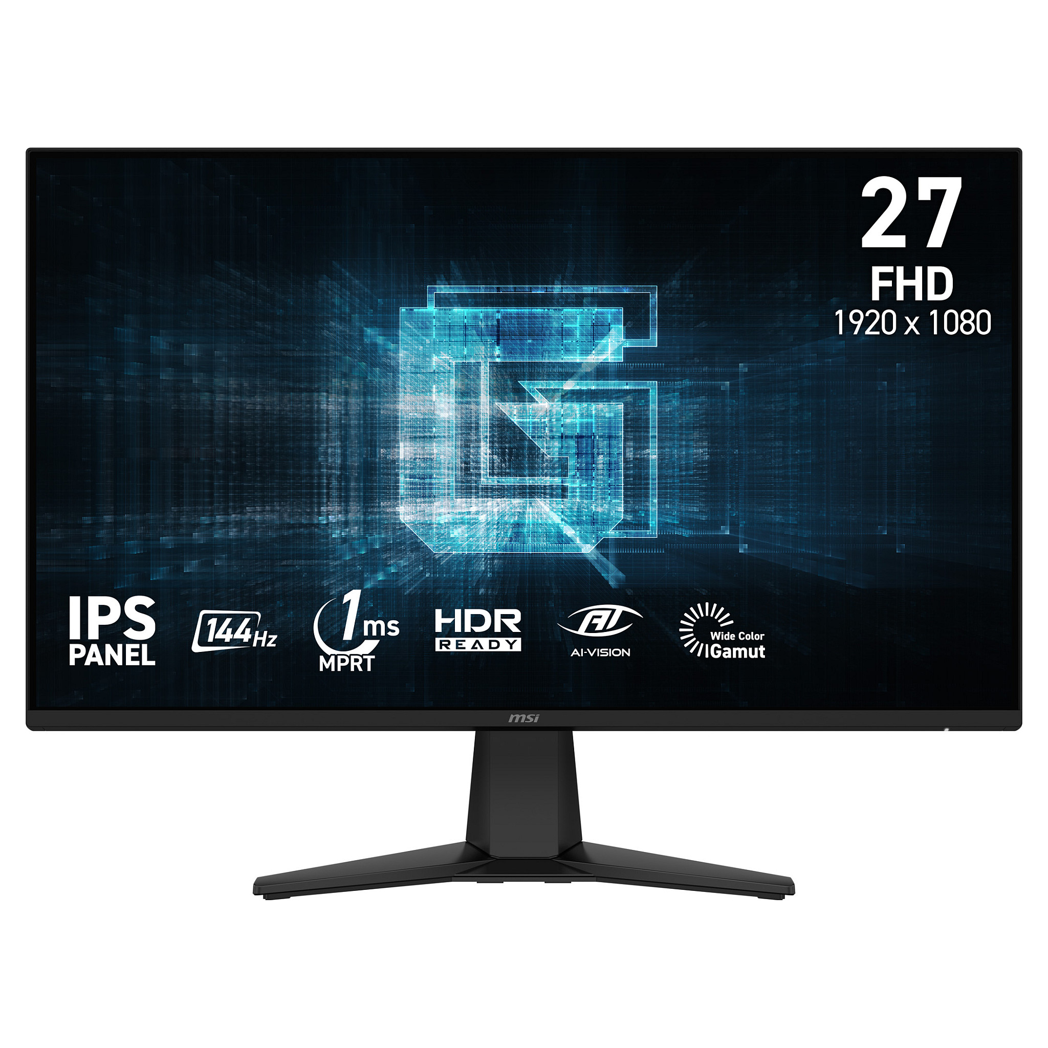 Monitor MSI G275L E14 27" (IPS, Full HD, 144Hz, 1ms, Adaptive Sync, HDR Ready, crna boja)-0