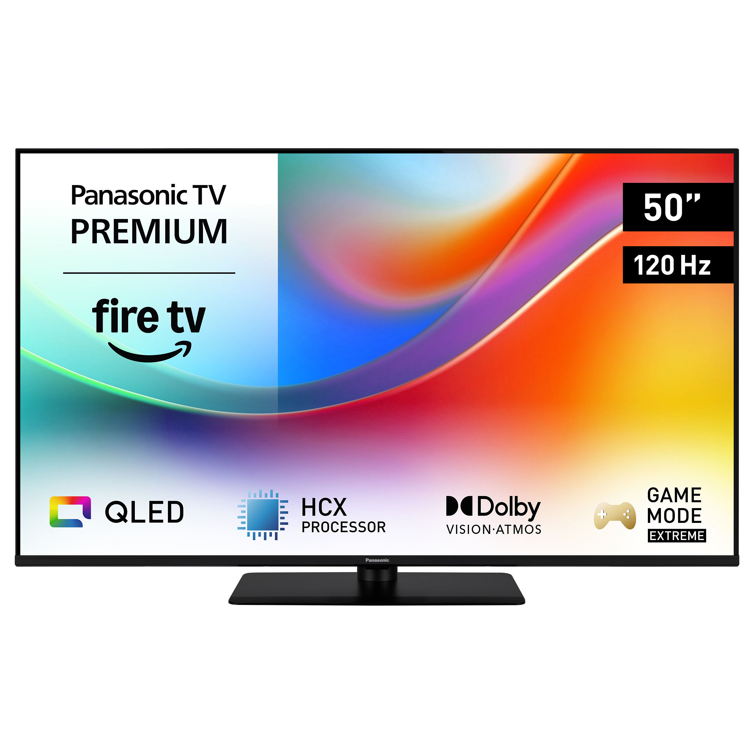 127,0cm/50" (3840x2160) Panasonic TV-50W85B 16:9 4K QLED 120Hz Fire TV HDR Dolby Atmos-0