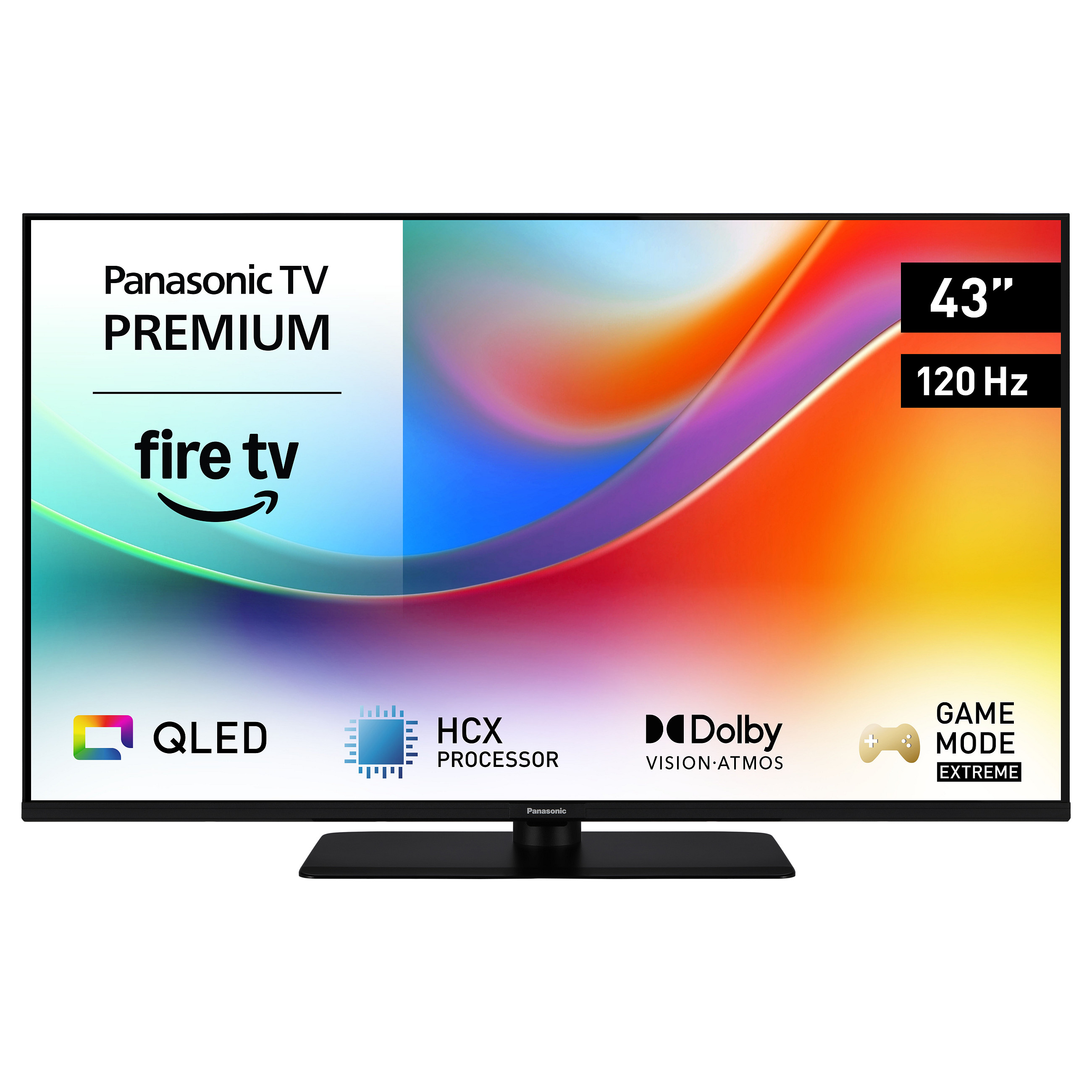 109,2cm/43" (3840x2160) Panasonic TV-43W85B 16:9 4K QLED 120Hz Fire TV HDR Dolby Atmos