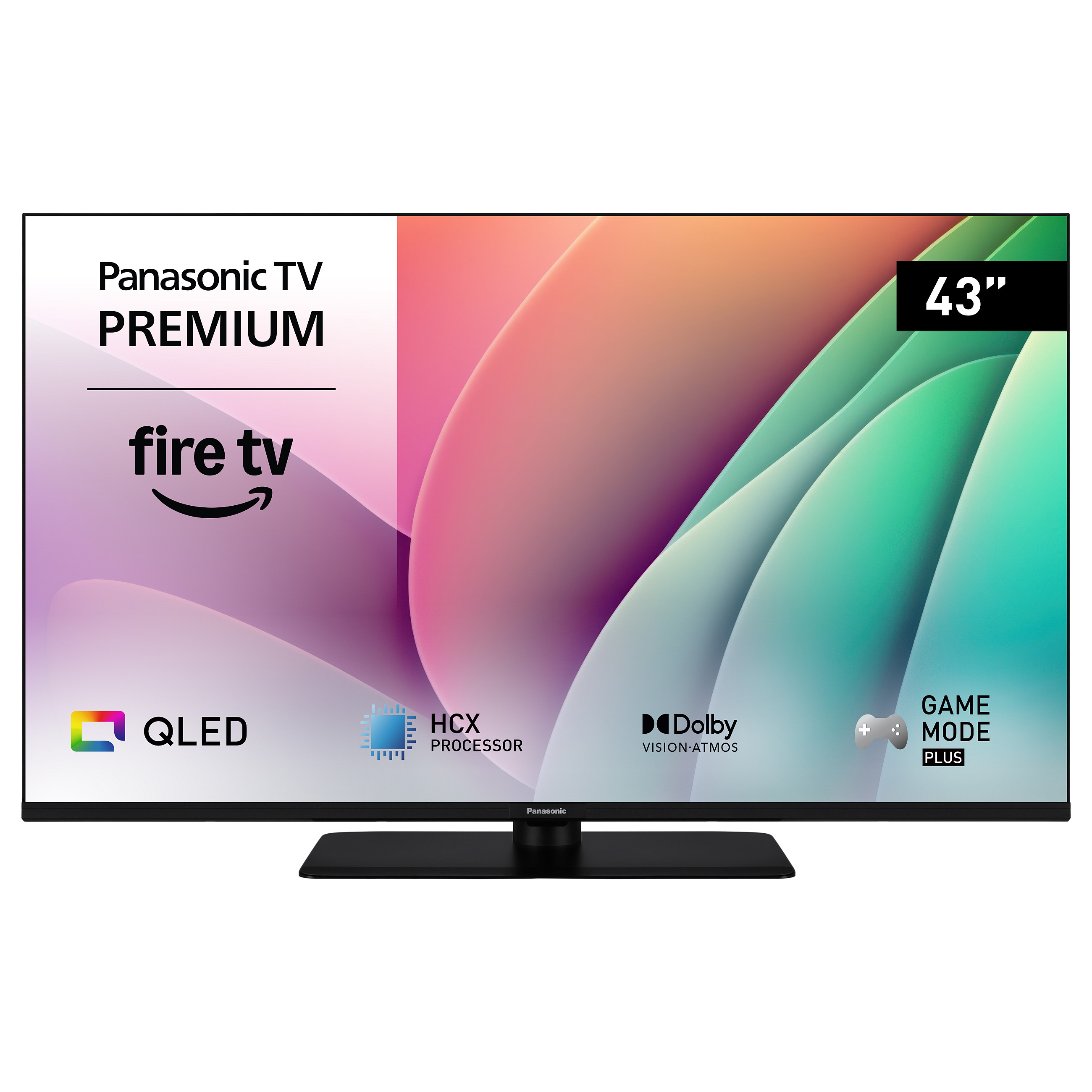 109,2cm/43" (3840x2160) Panasonic TV-43W80A 16:9 4K QLED Fire TV HDR Game Mode