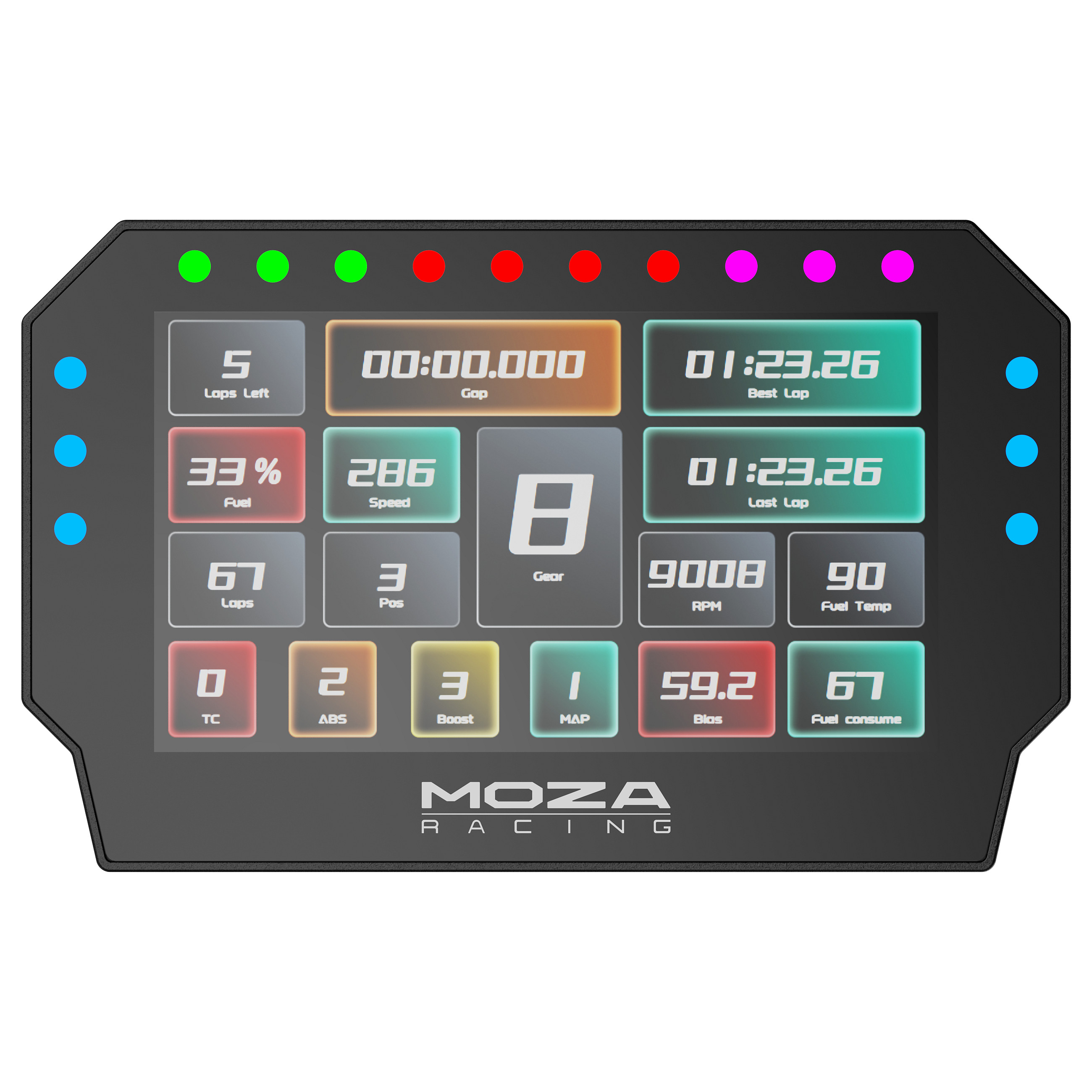 Digitalni zaslon za sim racing MOZA RACING CM HD Digital Dash