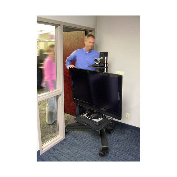 ERGOTRON Neo-Flex Mobile MediaCenter LD 68-139cm 27-55Zoll 11,4-22.7kg Anhebung um 51cm Landscape und Portrait-Modus-3