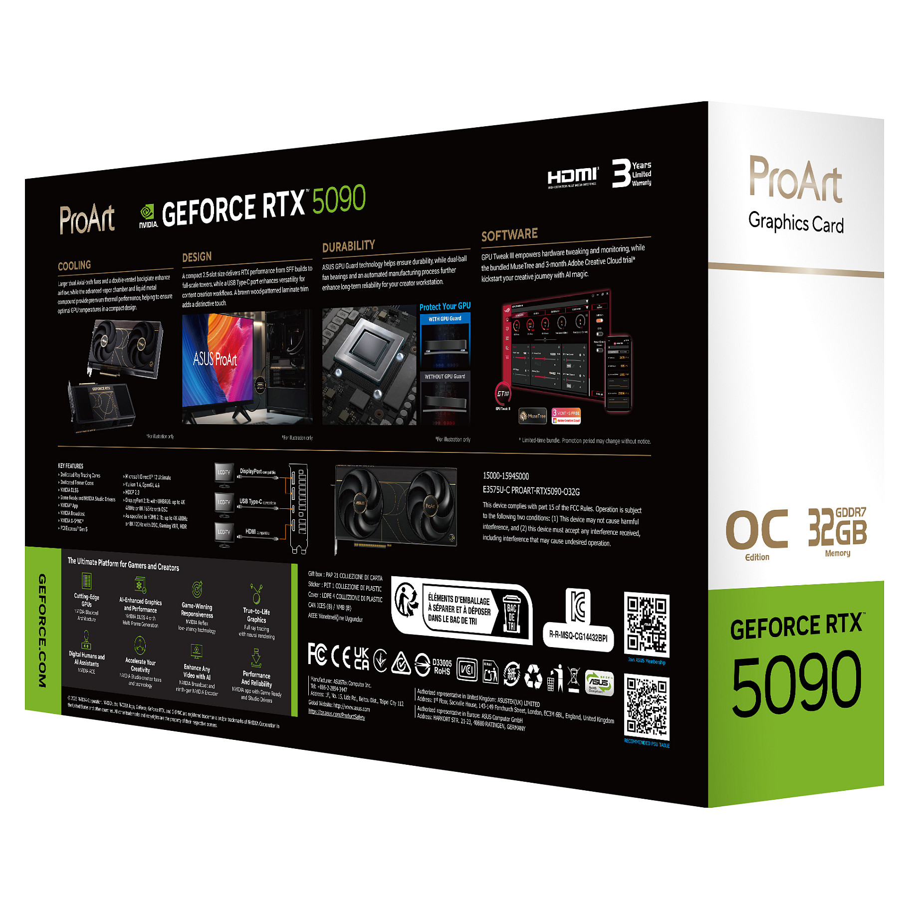 RTX5090 32G ASUS PROART GDDR7-9