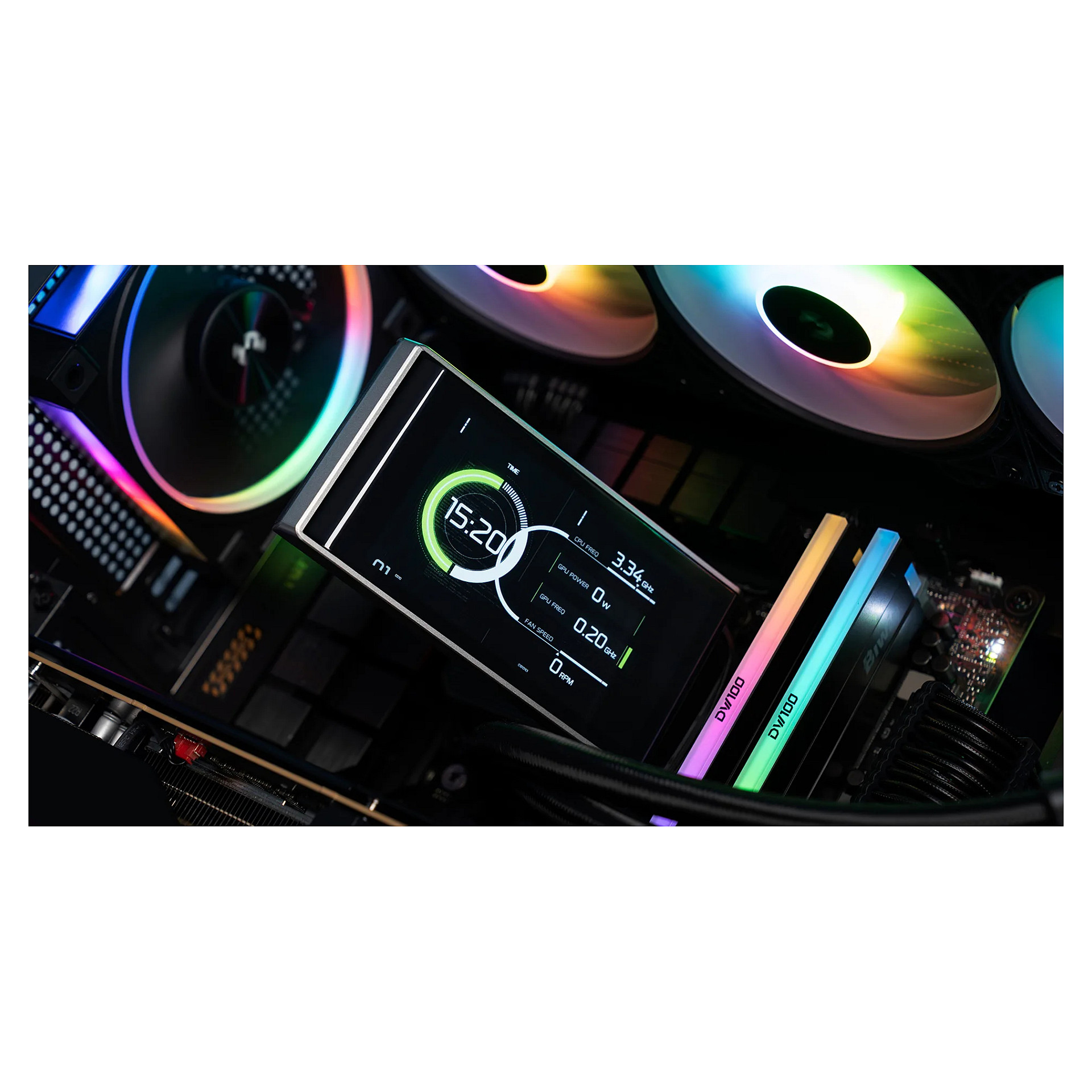 AIO tekuće hlađenje DEEPCOOL LT360 VISION WH, 360mm, ARGB-10