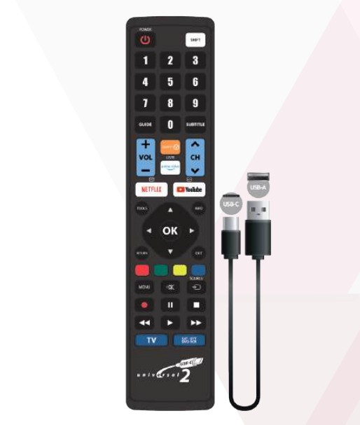 Daljinski upravljač JOLLYLINE Made For You 2:1 USB-C (za 2 uređaja, programabilni, crna boja)-0