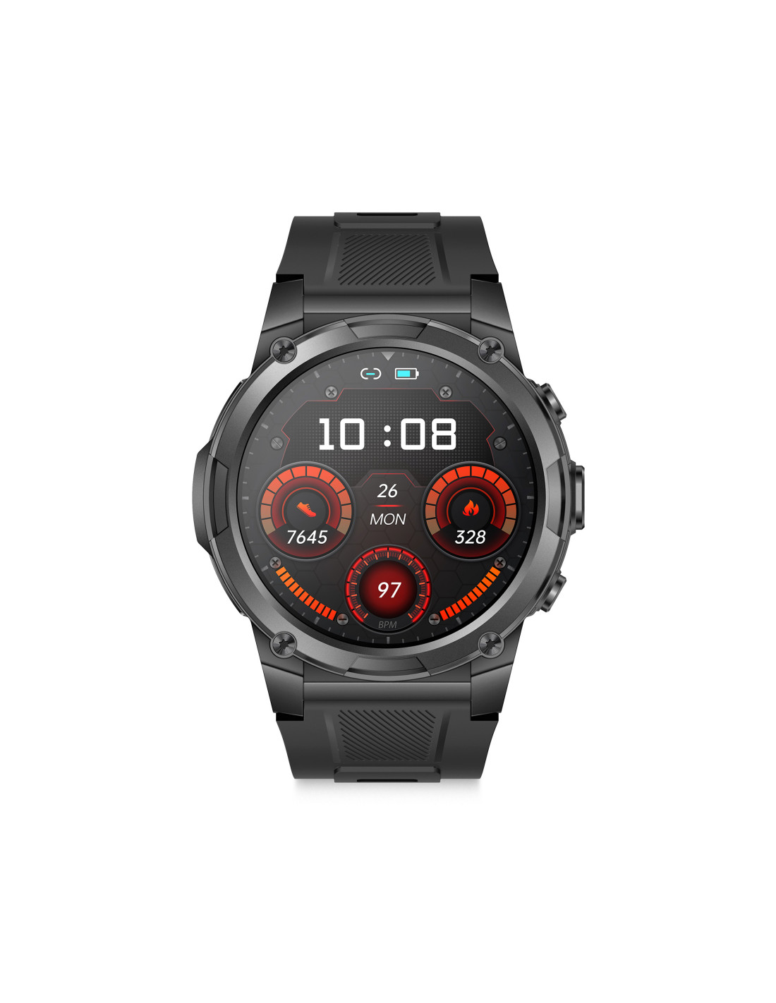 Pametni sat KSIX Explorer 2, 1.43" AMOLED, Dual Band GPS, 5 ATM, crna boja-3