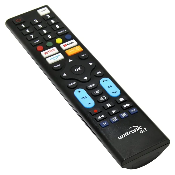 Daljinski upravljač UNITRONIC 4:1 (za 4 uređaja, programabilni, crna boja)