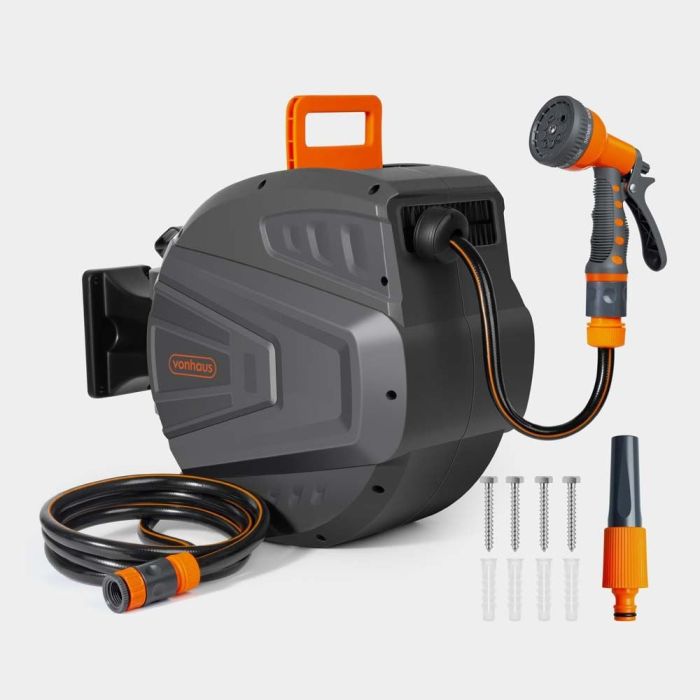 VonHaus Automatic Garden Hose Reel 20 m-1