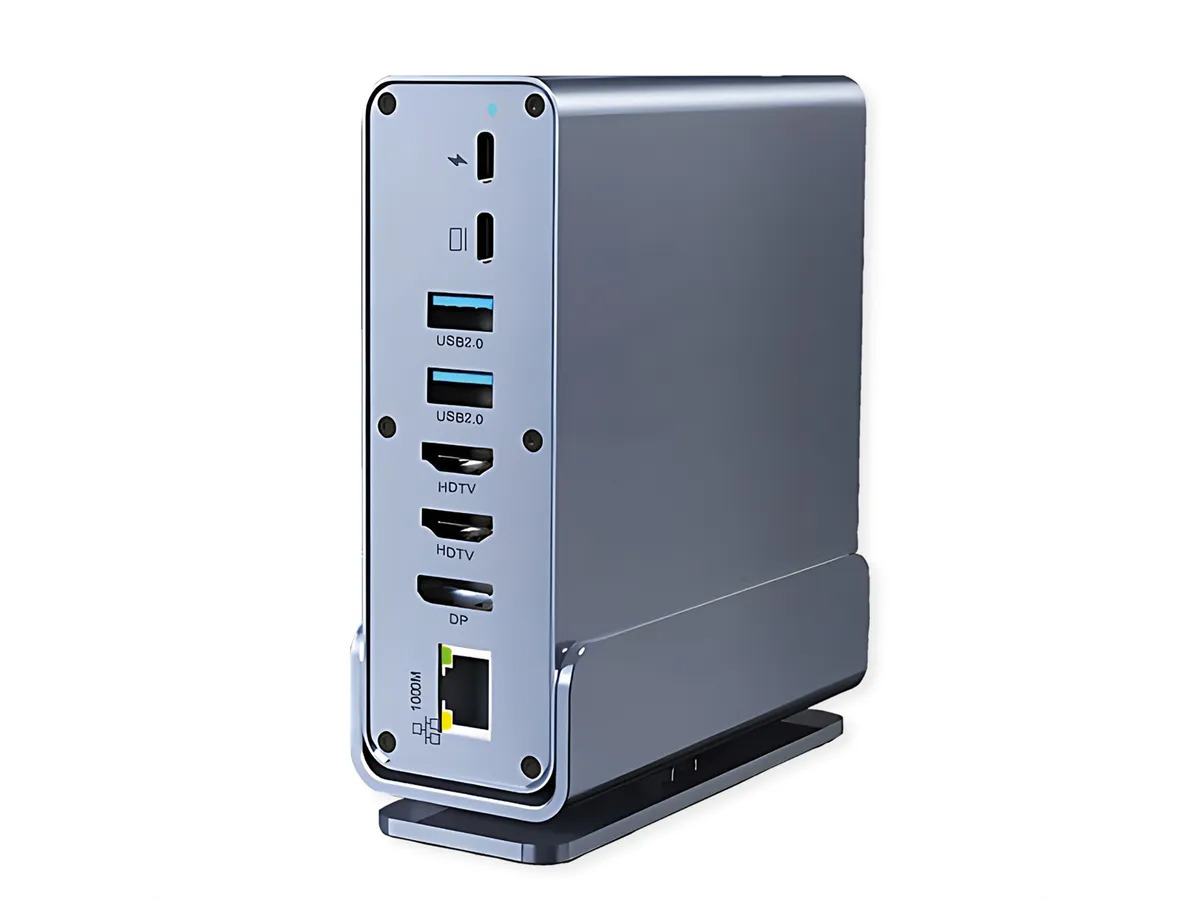 Docking stanica ROLINE VALUE USB-C (4K@60Hz, PD 100W, Gigabit LAN)-0