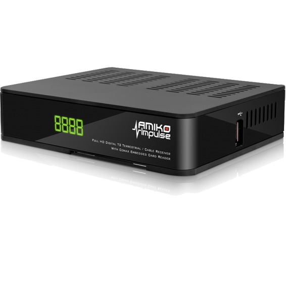 Zemaljski prijemnik AMIKO Impulse T2/C (DVB-T2/C, FullHD, USB PVR)