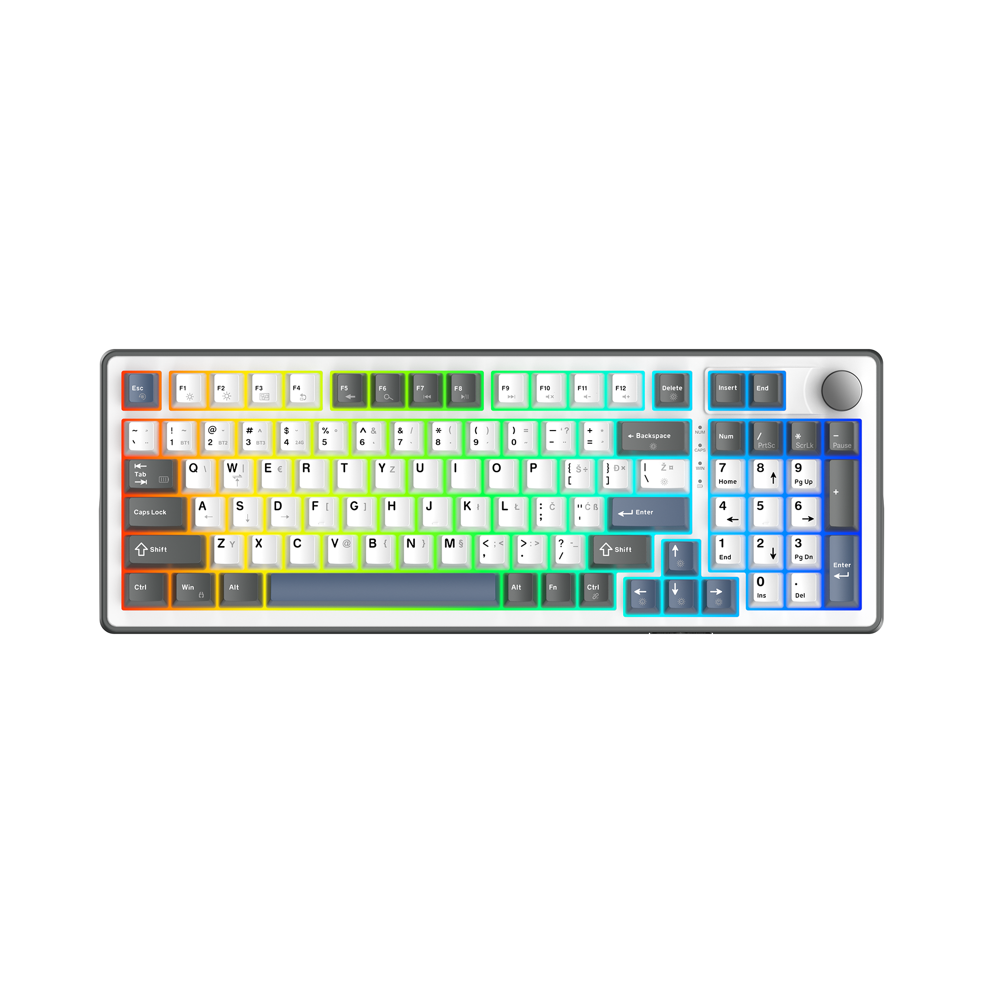 Mehanička gaming tipkovnica WHITE SHARK GK-2106 EXCALIBUR-L bijela boja (HR layout)-13
