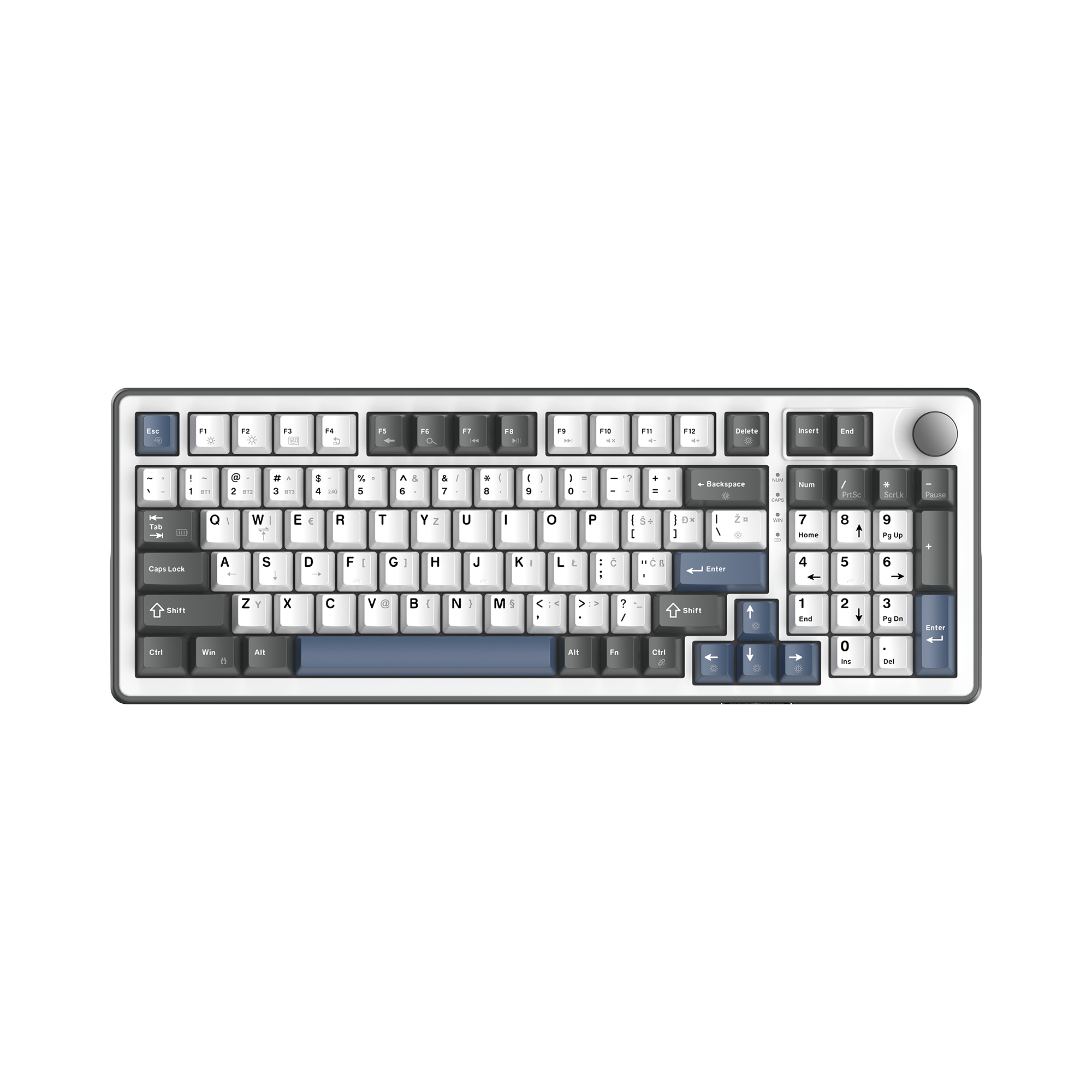 Mehanička gaming tipkovnica WHITE SHARK GK-2106 EXCALIBUR-L bijela boja (HR layout)-6