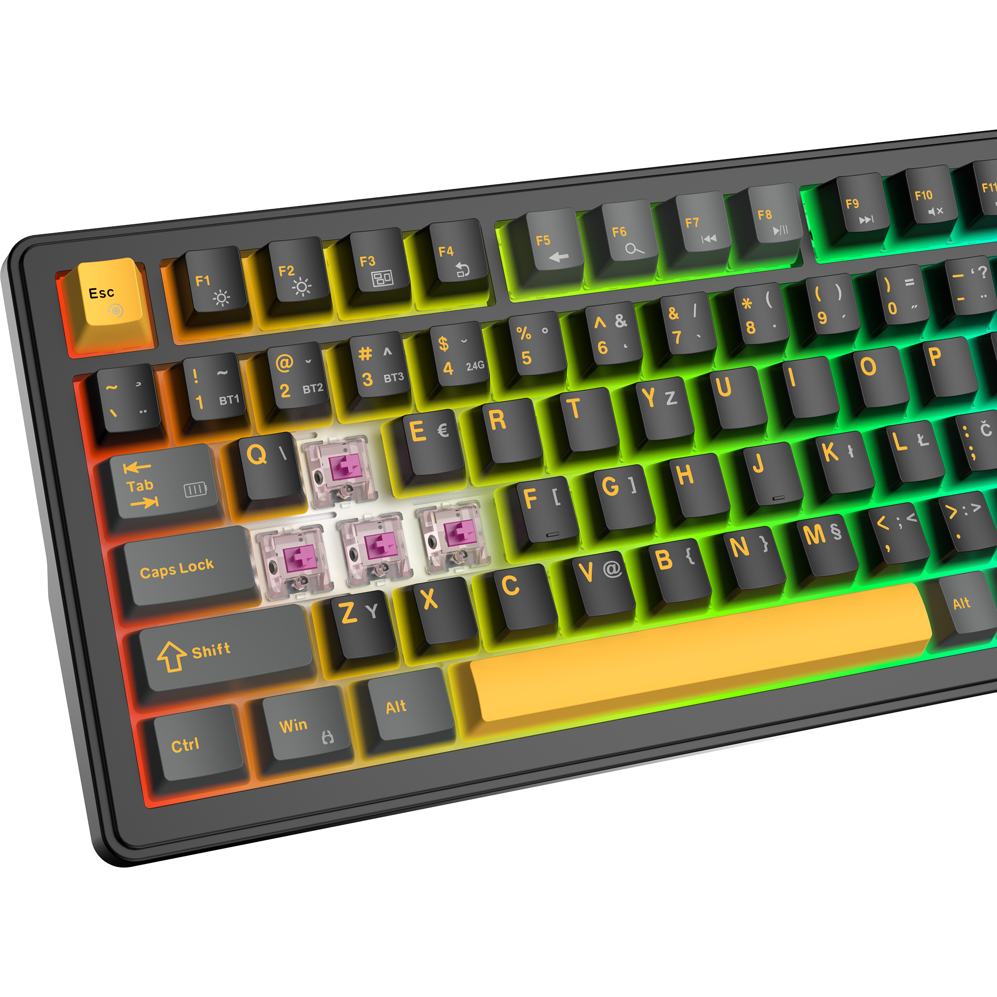 Gaming tipkovnica WHITE SHARK GK-2106 EXCALIBUR-L (HR layout)-45