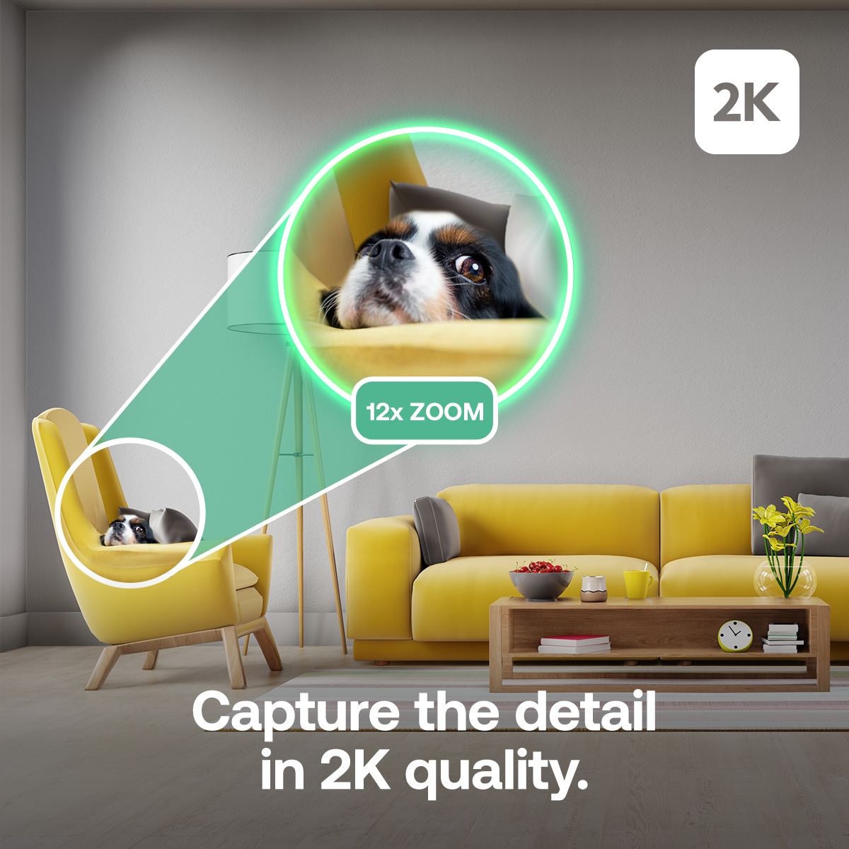 Arlo Essential (Gen.3) 2K PTZ Indoor Security Camera - White-7
