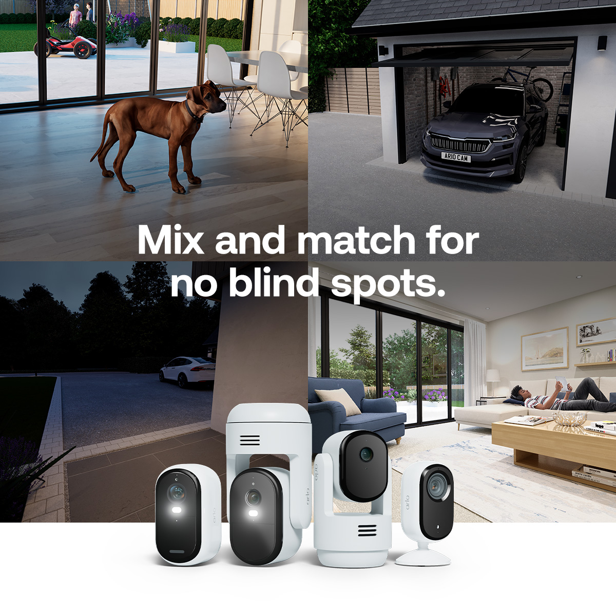Arlo Essential (Gen.3) 2K Security Camera - White-1