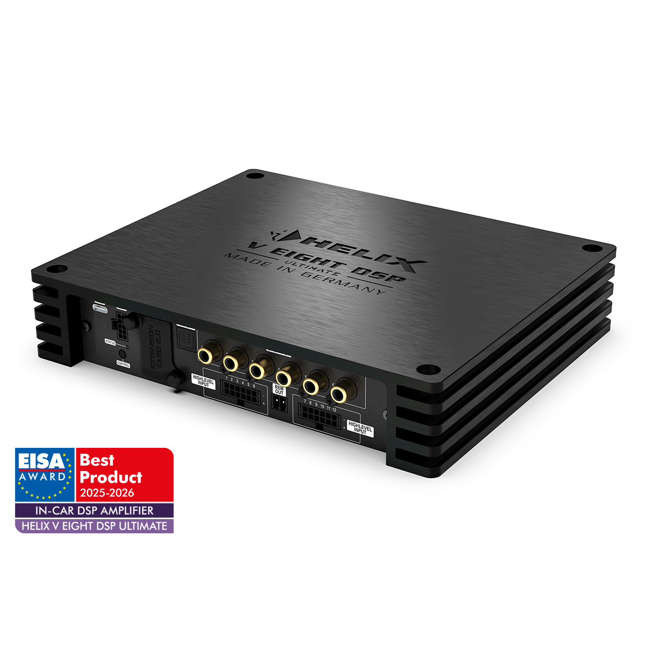 Auto pojačalo HELIX NEXT V EIGHT DSP ULTIMATE (8-kanalno, 14-kanalni DSP, 8 x 110 W RMS)