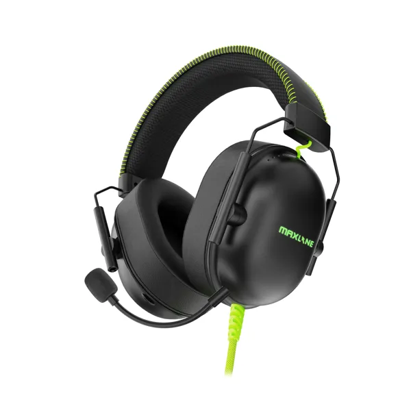 Slušalice MAXLINE GH838 (žične, 3.5mm, USB, mikrofon, za PC/PS4/PS5)-1