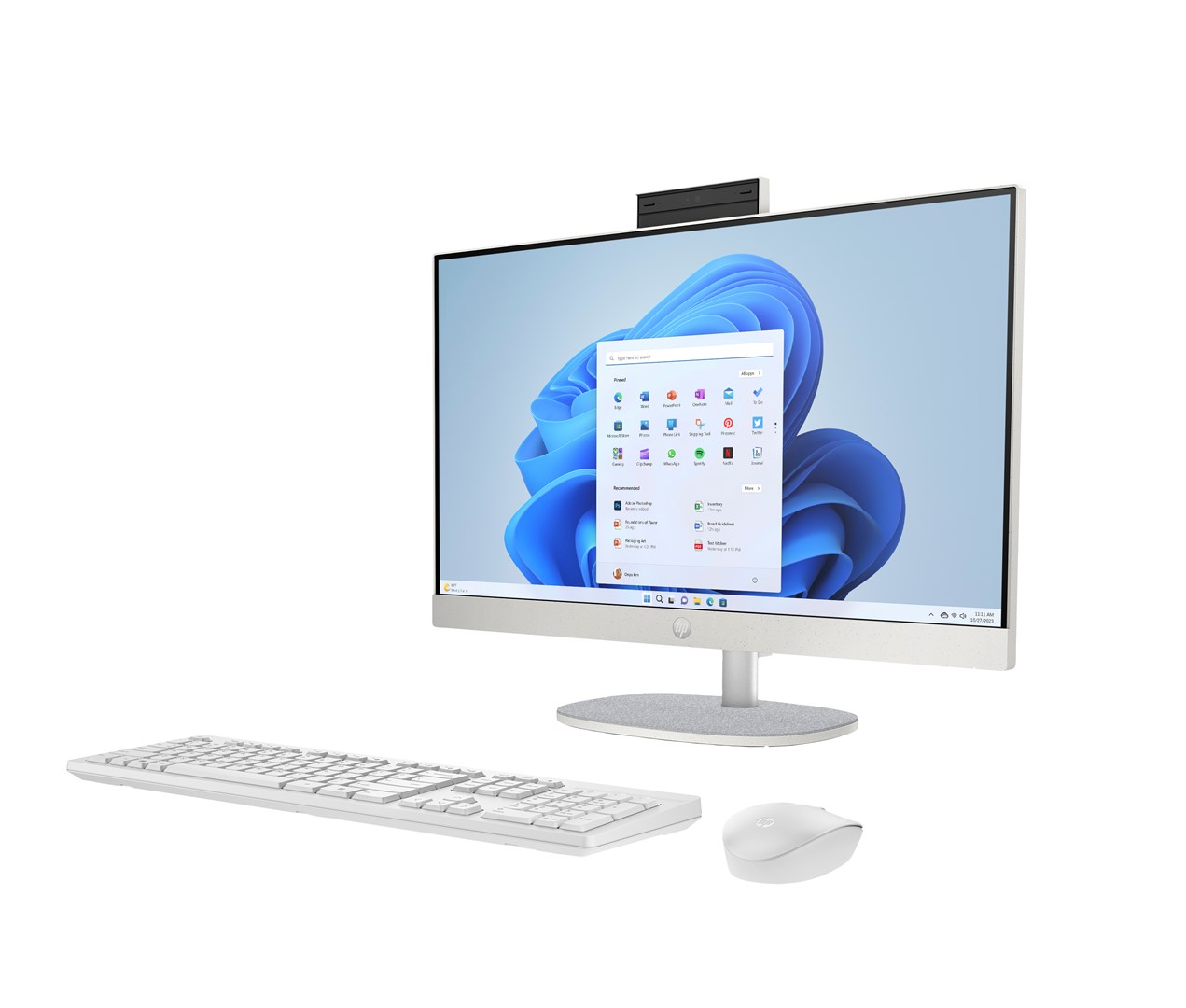HP 24-cr0334nw AMD Ryzen™ 7 7730U 60.5 cm (23.8") 1920 × 1080 px All-in-One PC 16 GB DDR4-SDRAM 512 GB SSD Free DOS Wi-Fi 6 (802.11ax) White-17